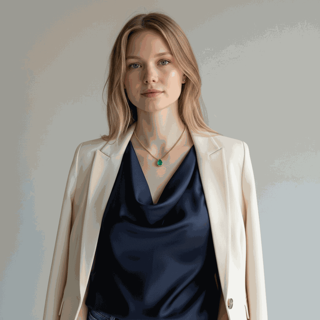 Collana a maglie cubane con smeraldo colombiano da 10,80 carati, taglio a pera, in oro 18 carati, colore "Vivid", incastonato a castone