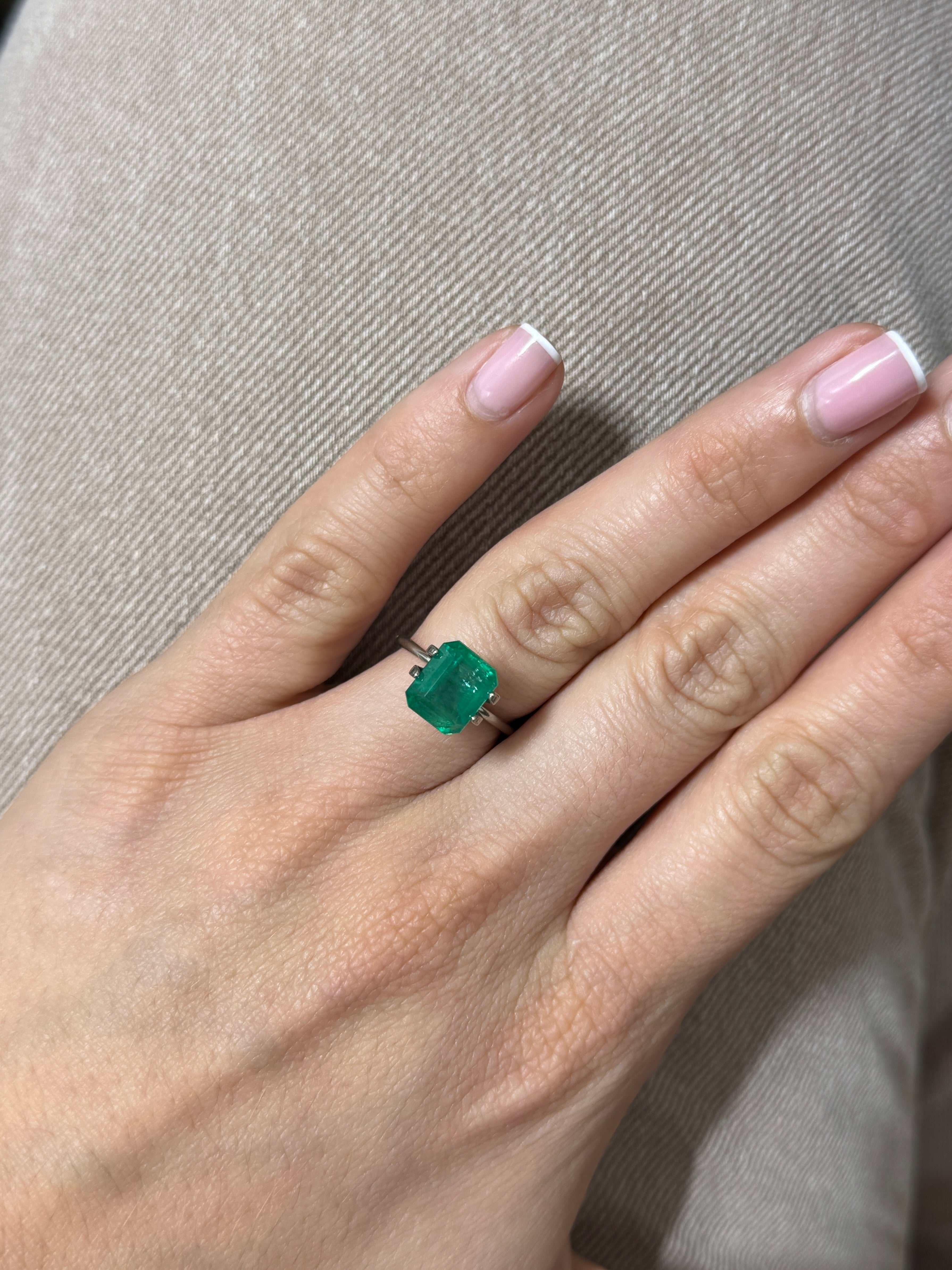 3.65 Carat Zambian Emerald gcbassett