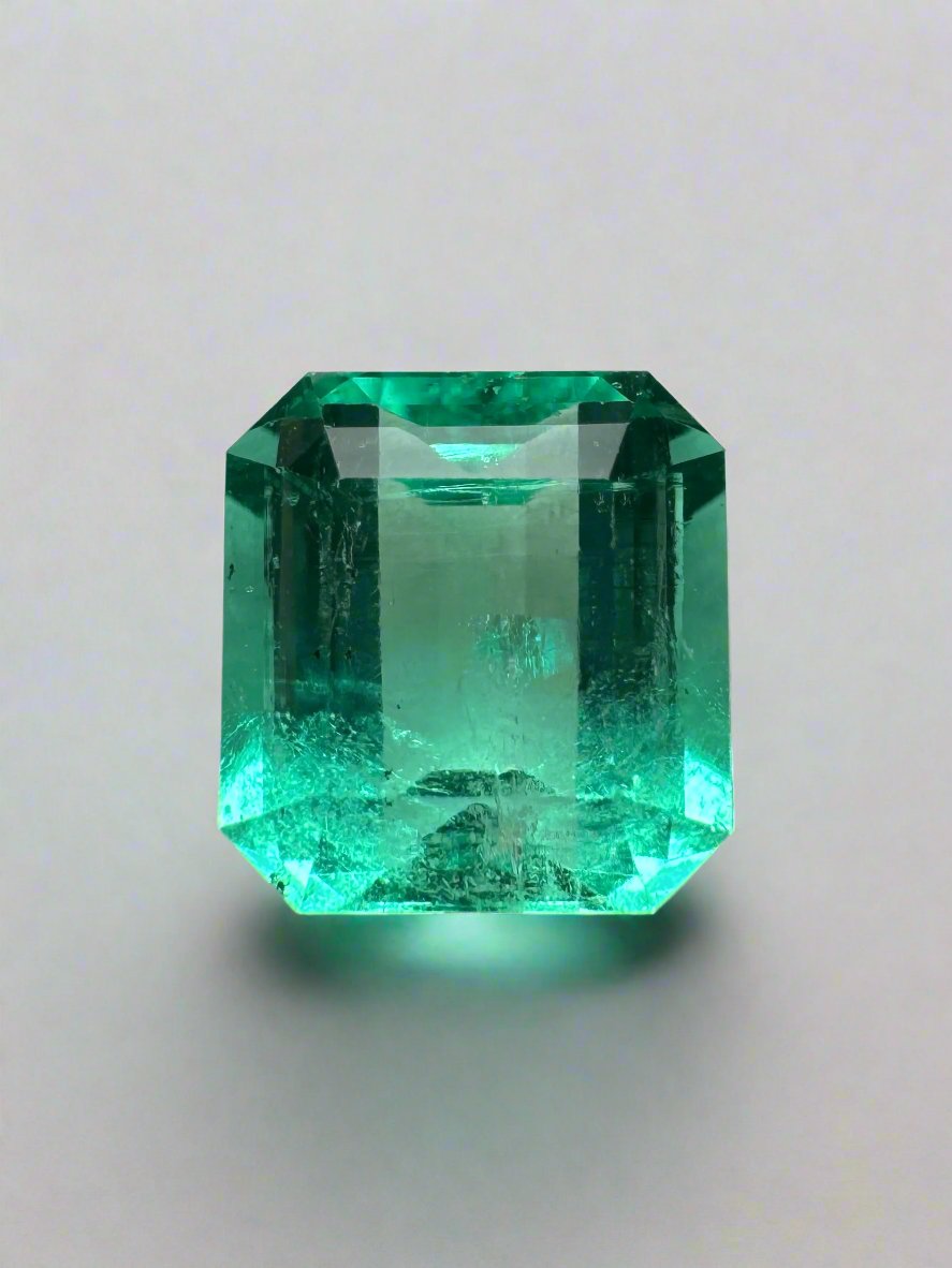 2.36 Carat Gemmy Natural Loose Colombian Emerald-Asscher Cut - JR Colombian Emeralds