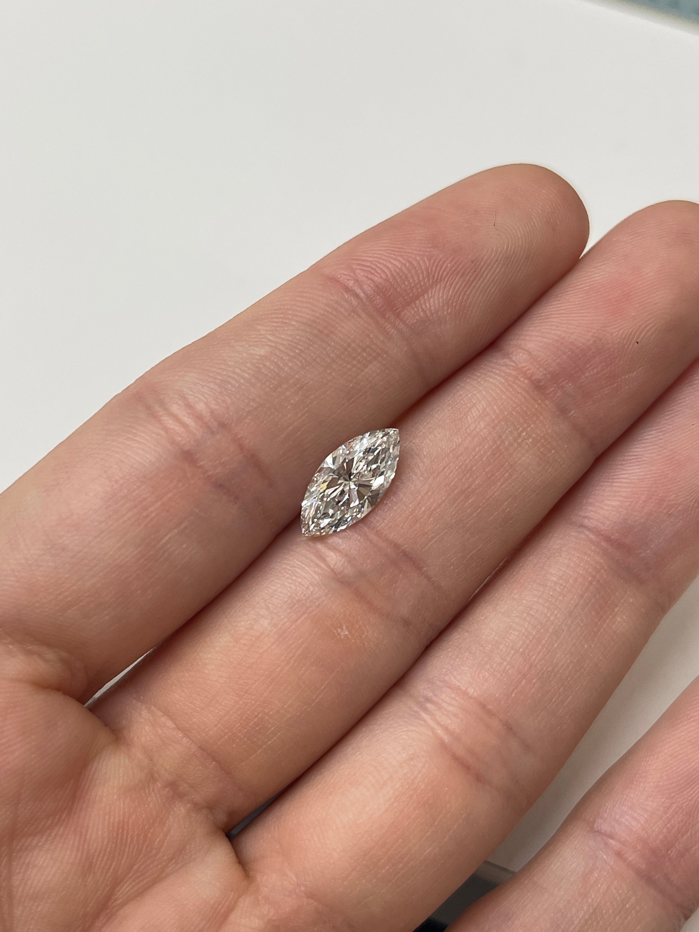 Hannah Z. Layaway Deposit 2.04 Carat F VVS1 Laboratory Grown Diamond Marquise Shape - JR Colombian Emeralds