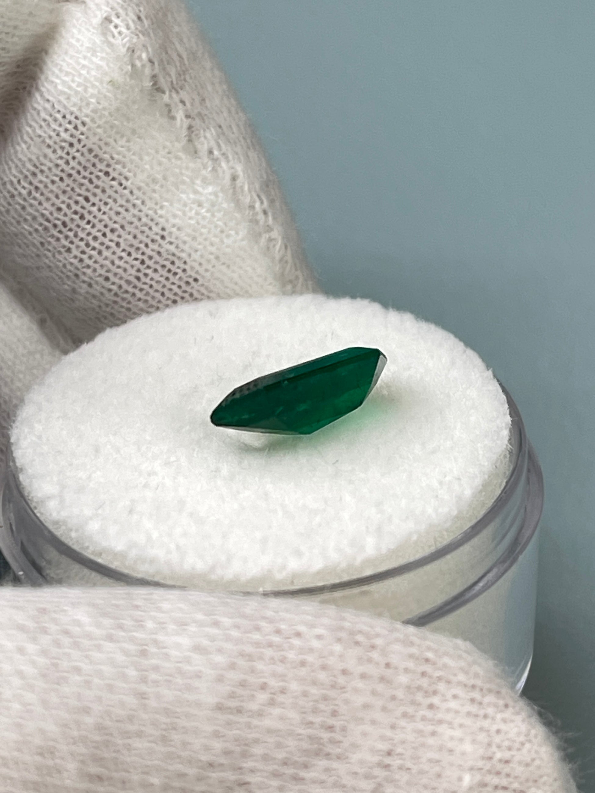 1.68 Carat AAA+ Muzo Fancy Shield Cut Natural Loose Colombian Emerald - JR Colombian Emeralds