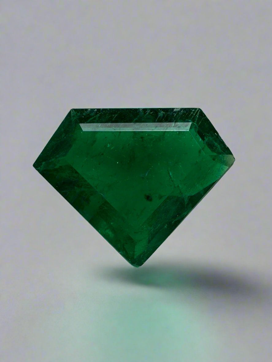 1.68 Carat AAA+ Muzo Fancy Shield Cut Natural Loose Colombian Emerald - JR Colombian Emeralds