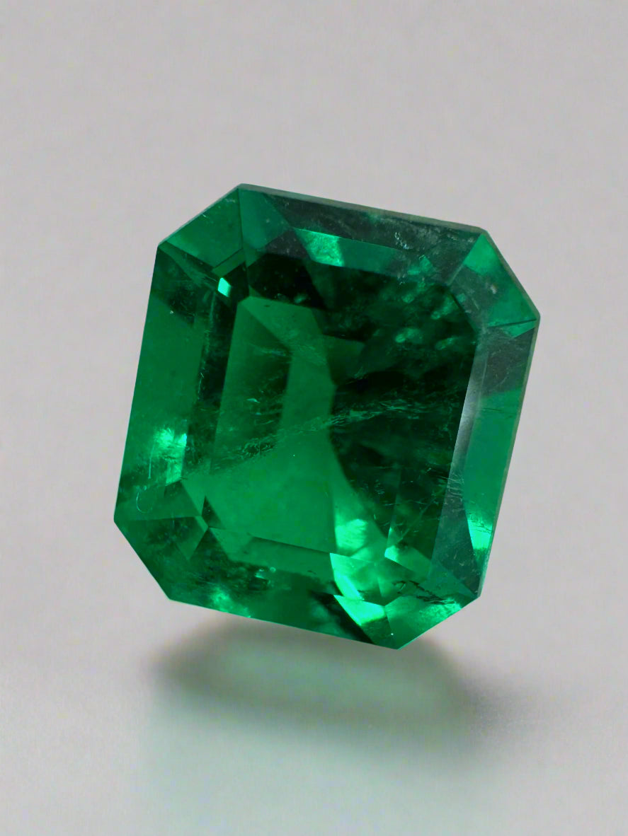 1.99 Carat 8x7 AAA+ Minor Oil Natural Loose Colombian Emerald-Emerald Cut - JR Colombian Emeralds