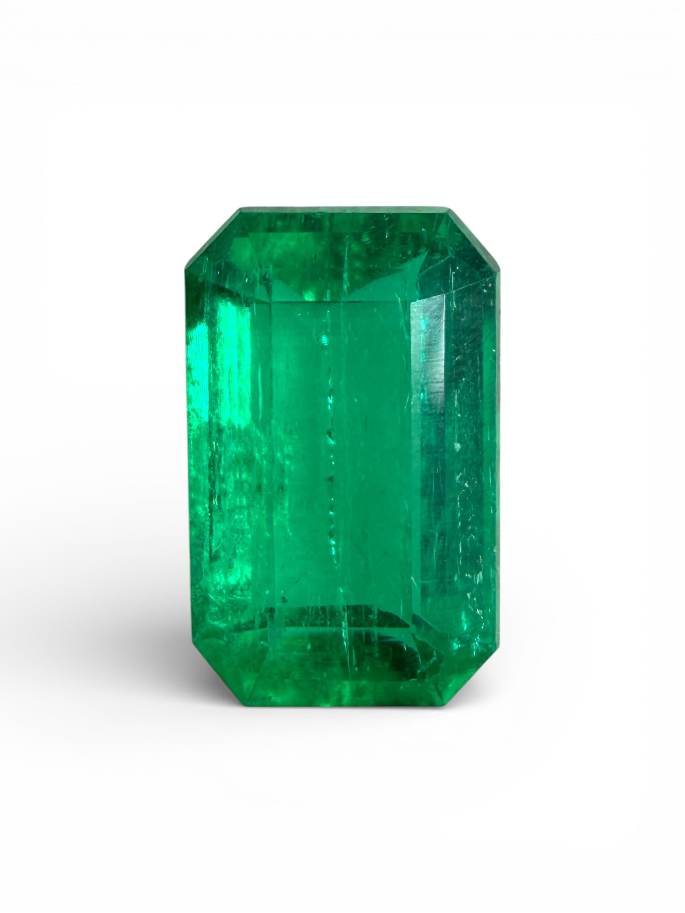 Loose Colombian emeralds, 2.91tcw, 11x7mm, GIA AAA+ minor oil quality, emerald cut, from JR Colombian Emeralds.