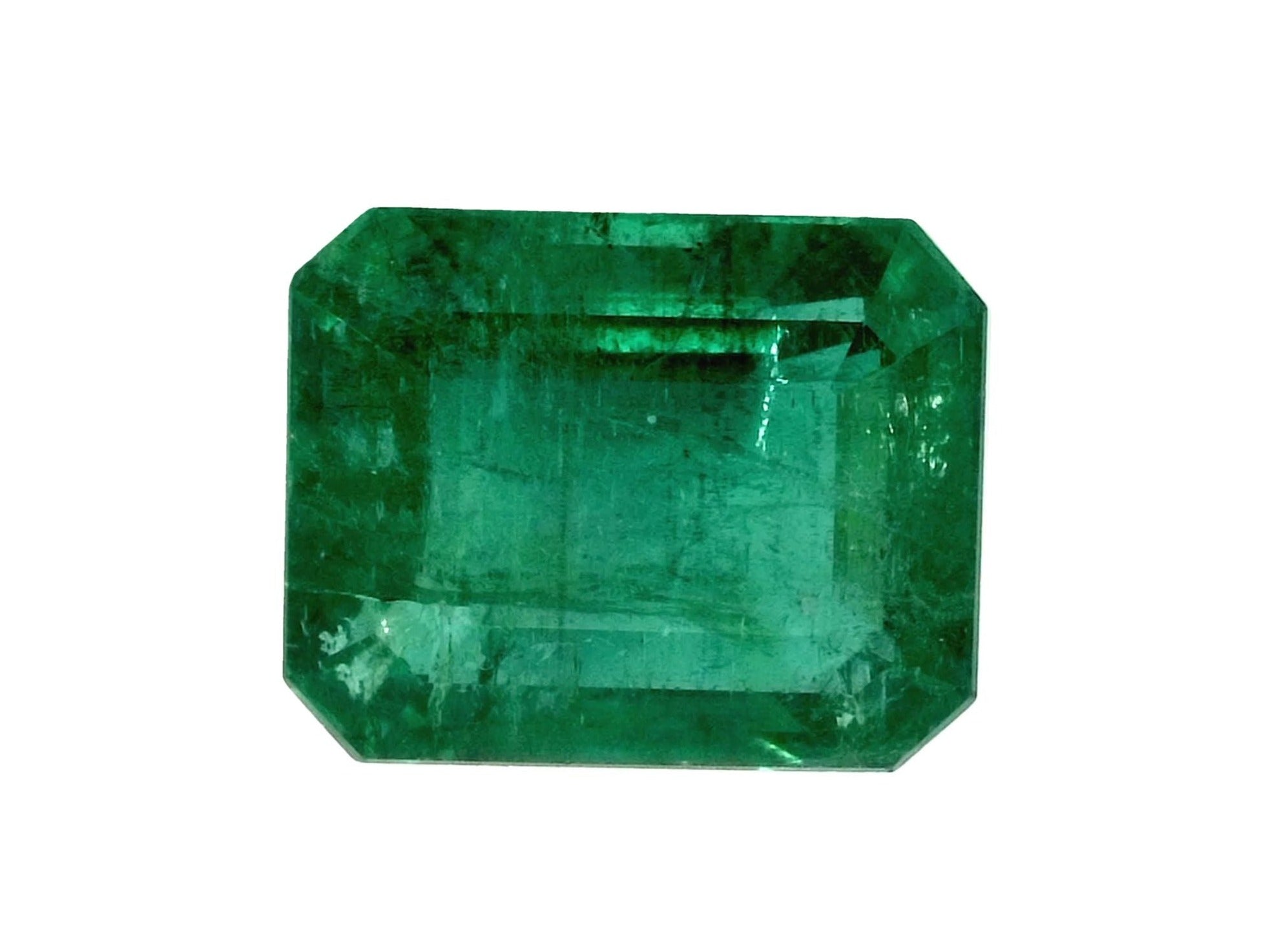 13.78 Carat 16x13 Fine Natural Loose Zambian Emerald- Emerald Cut - JR Colombian Emeralds