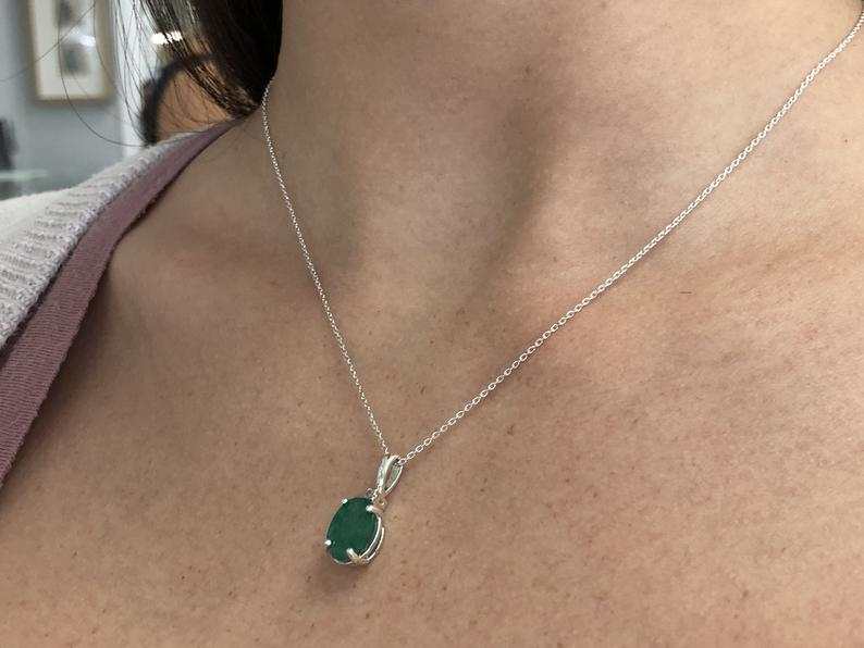 Silver 4 prong Necklace 925