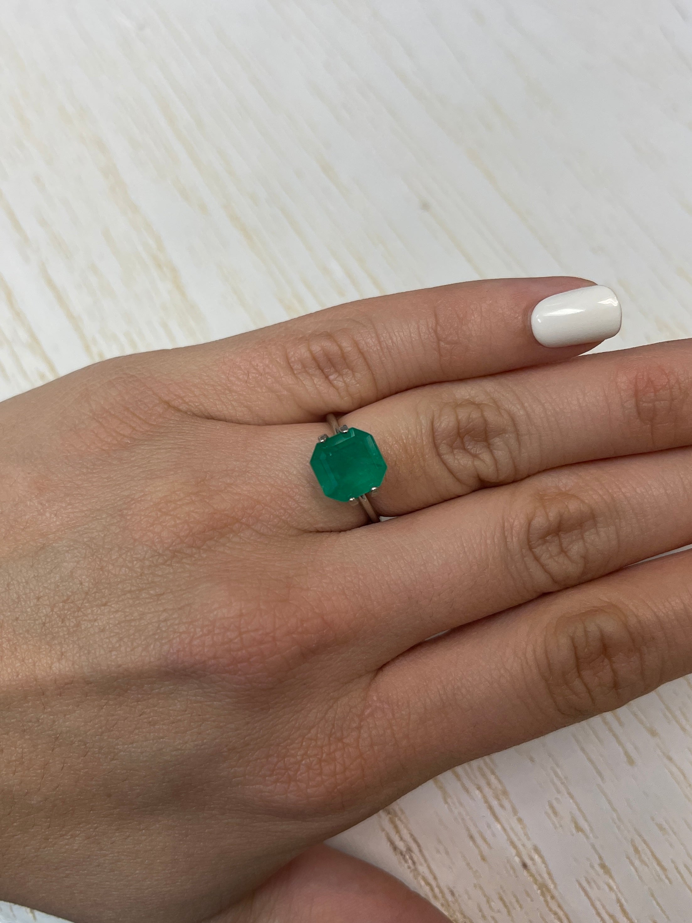 Colombian Emerald with Clipped Corners - 3.74 Carat Gem