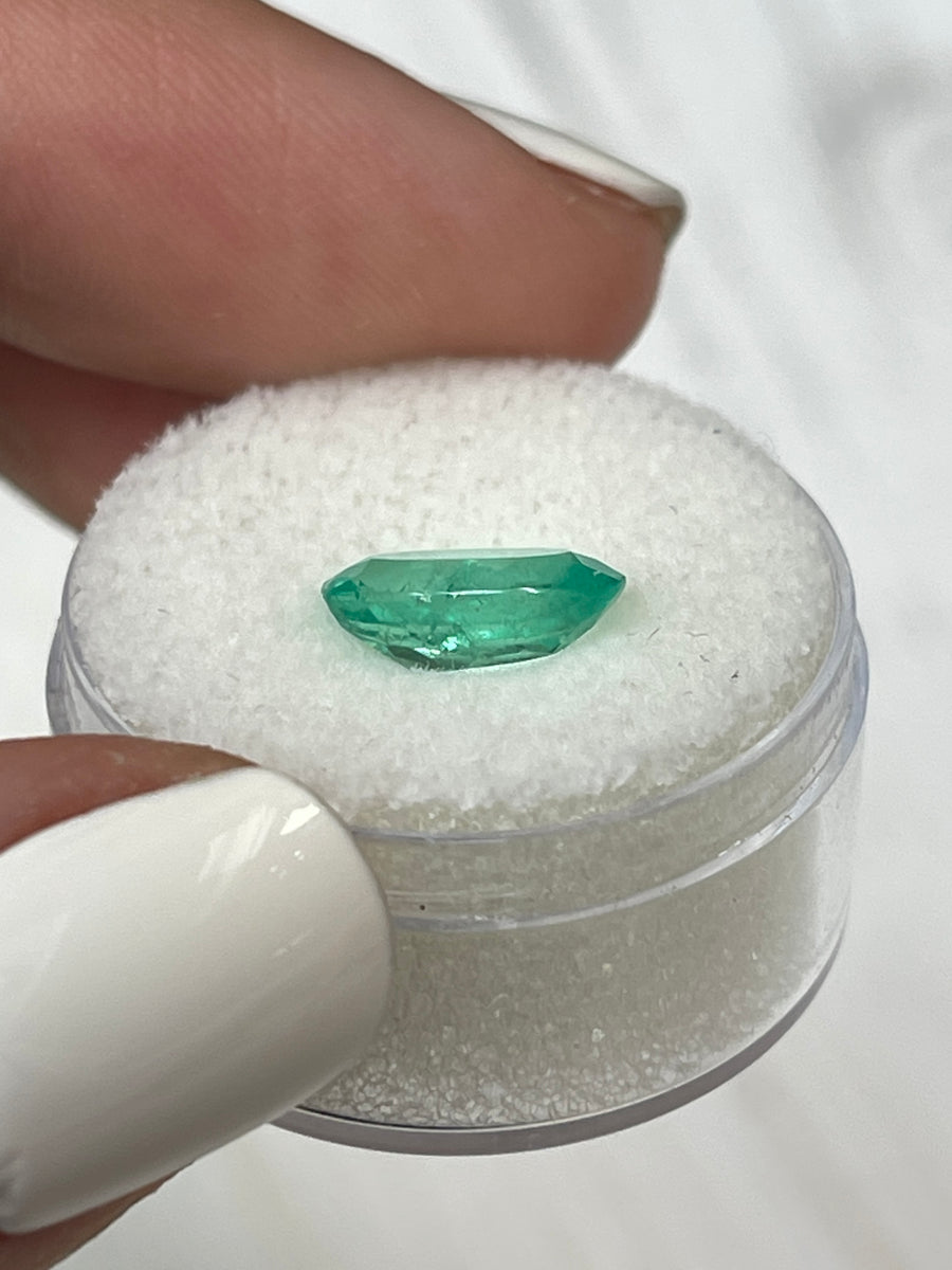 Stunning 1.98 Carat Green Emerald from Colombia