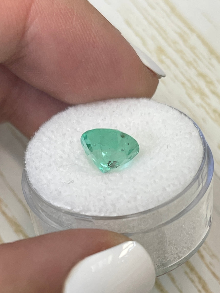 Round 2.50 Carat Colombian Emerald - Stunning Green Color