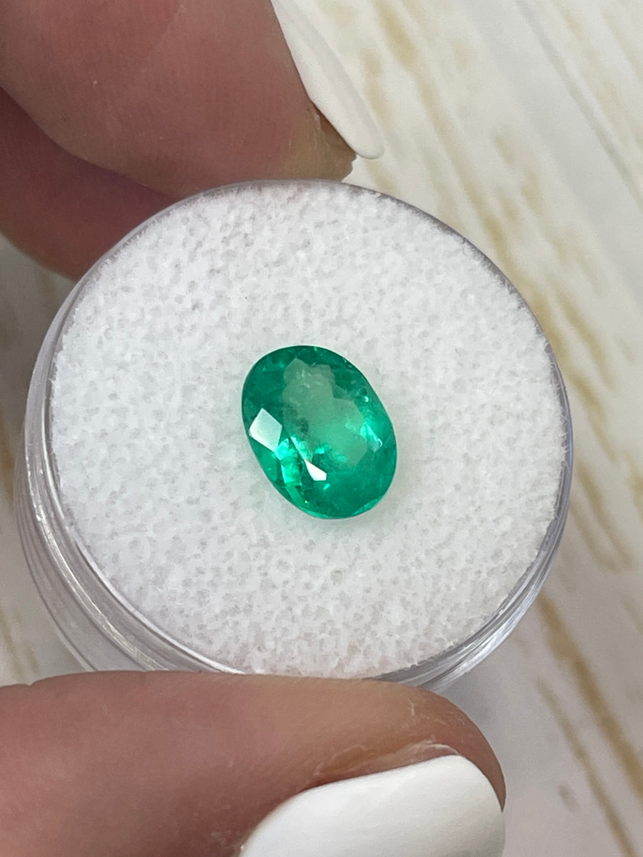 Gorgeous 10x7 Oval Emerald - 1.88 Carat Colombian Beauty