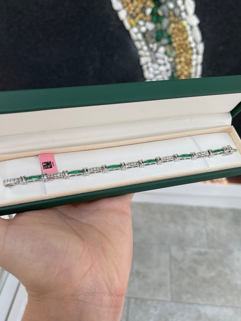 Diamond White Gold Bracelet
