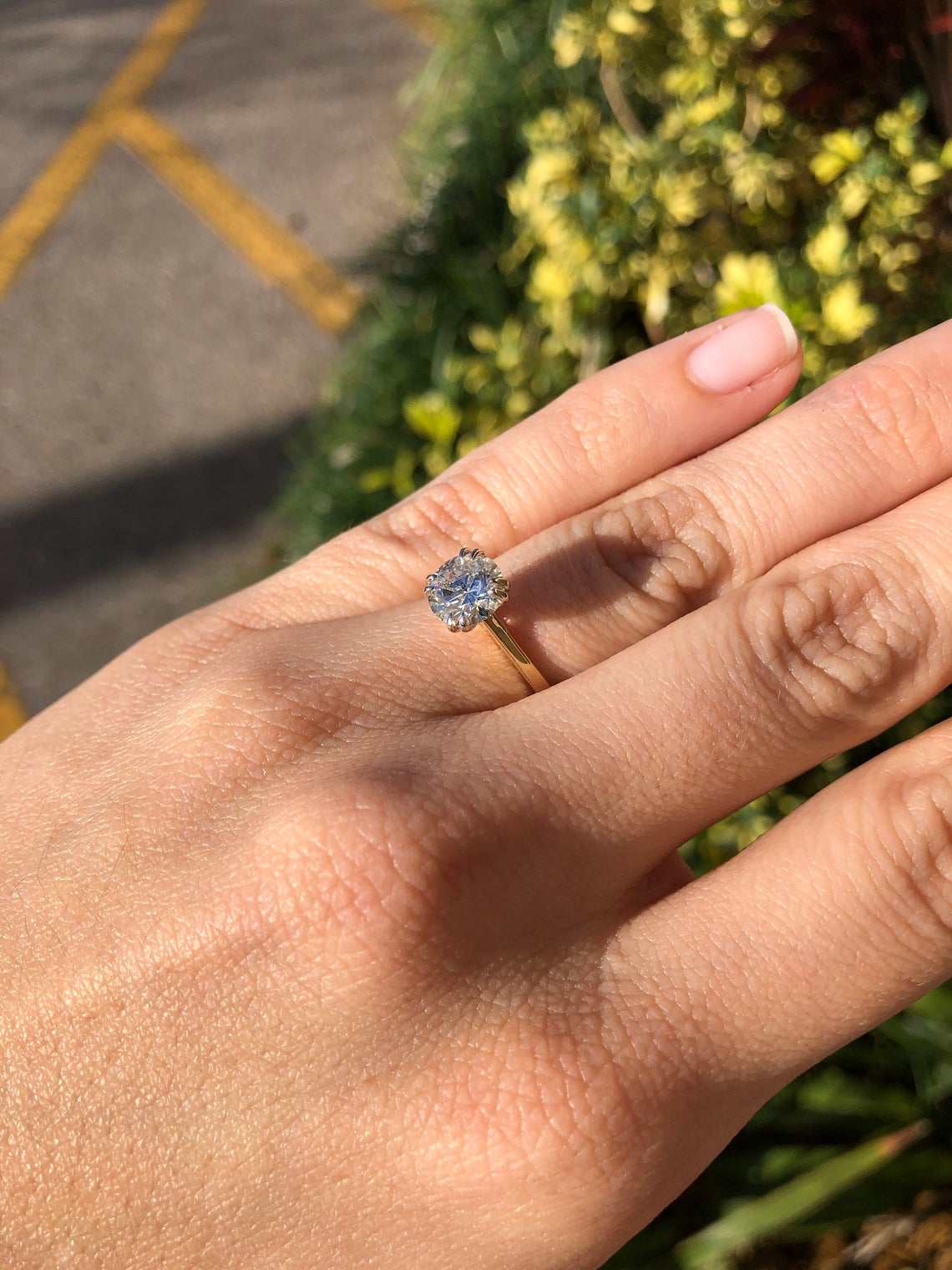 1.60 Carat GIA Brilliant Round H Color Diamond Solitaire Ring 18K - JR Colombian Emeralds