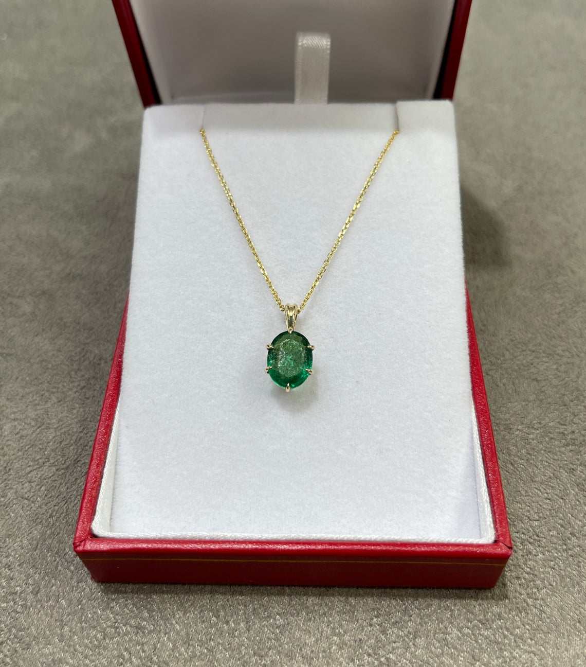 Oval Cut 6-Prong Pendant