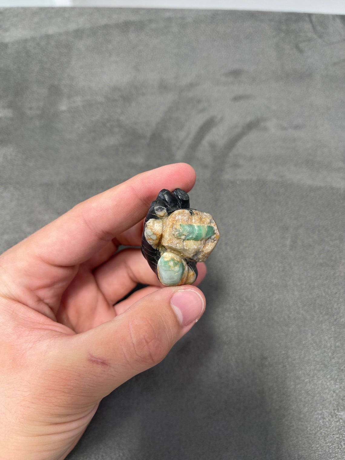Emerald Hand Rough Crystal