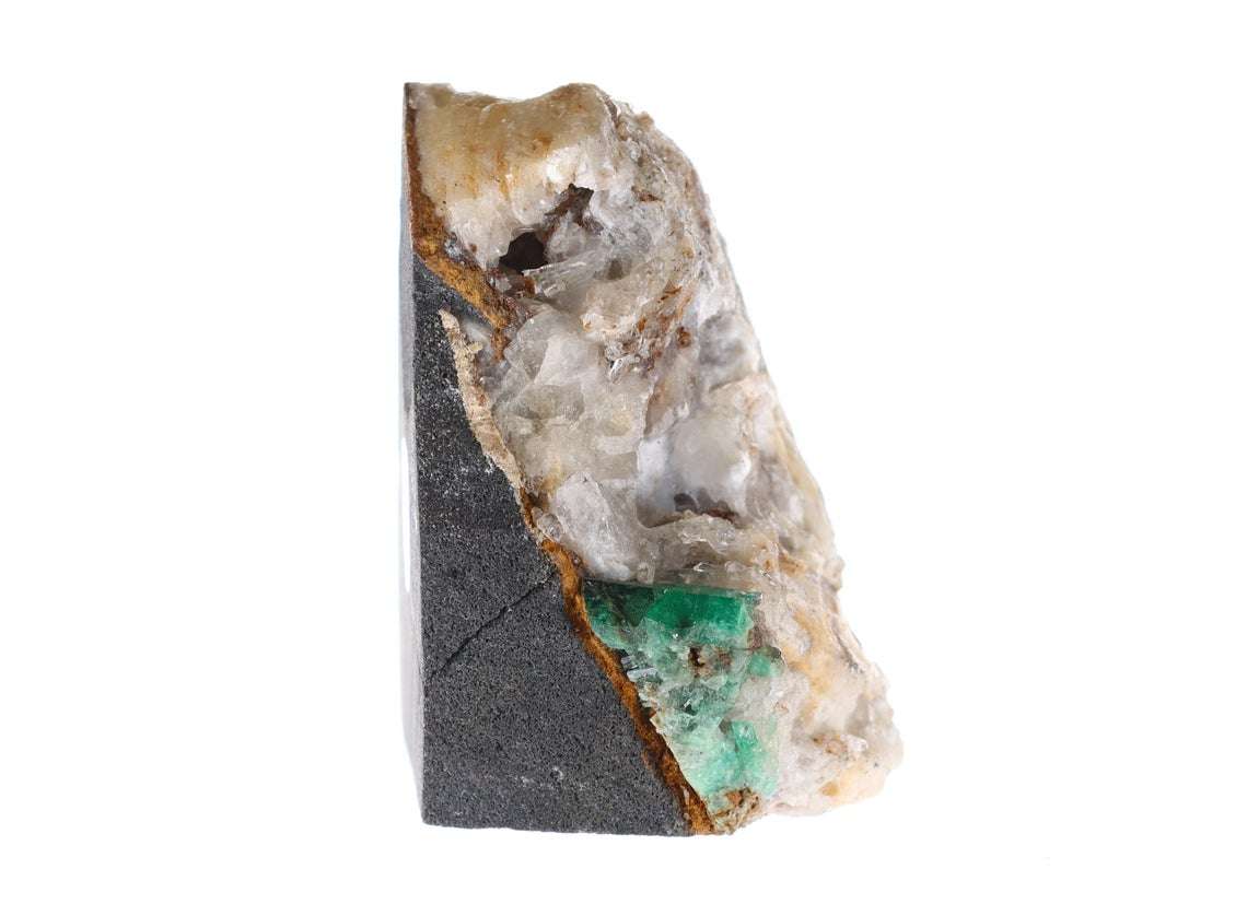 Colombian Emerald Rough Crystal Sculpture