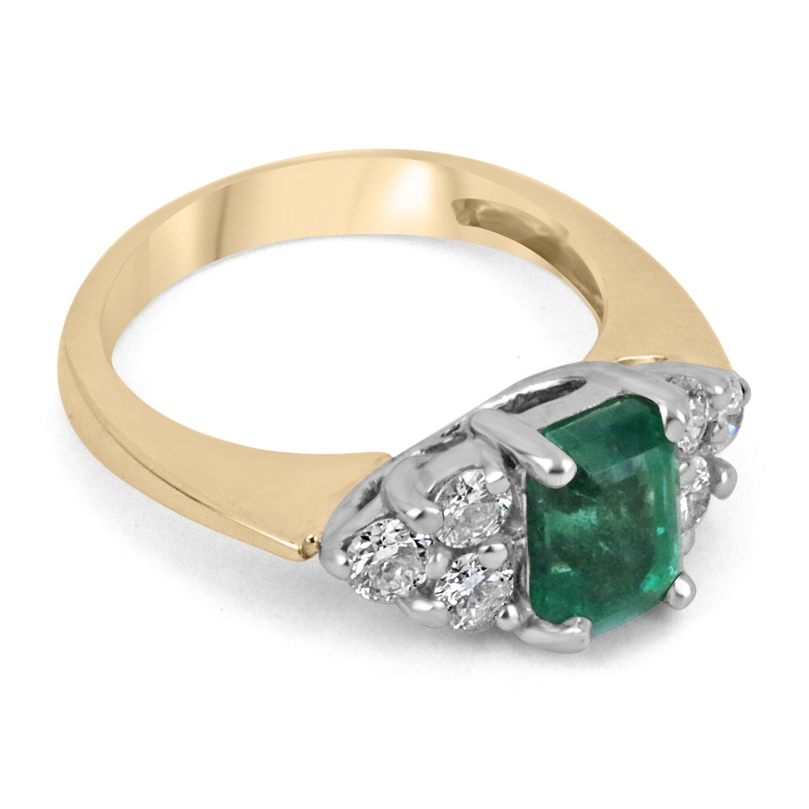 14K Two Toned Prong Setting