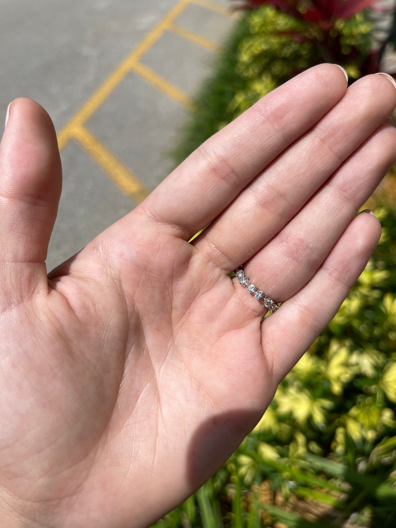 Colombian Emerald Cut & Diamond Shank White Gold Engagement Ring