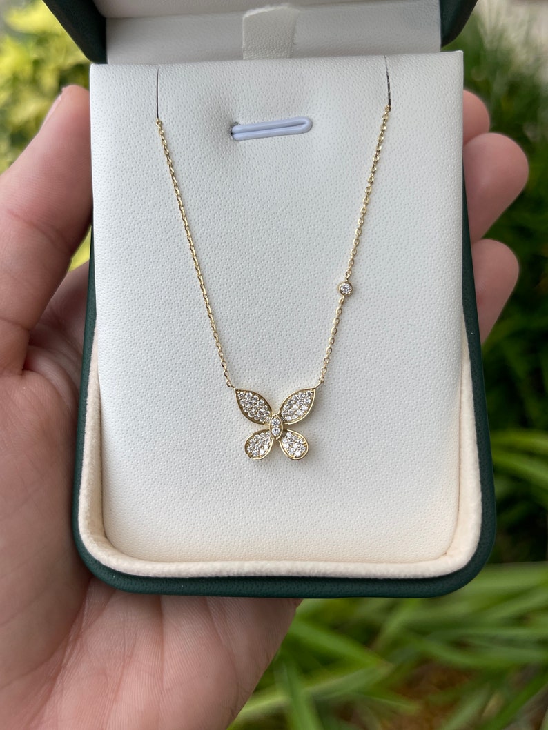 Adjustable Solid Gold Cable Chain Necklace