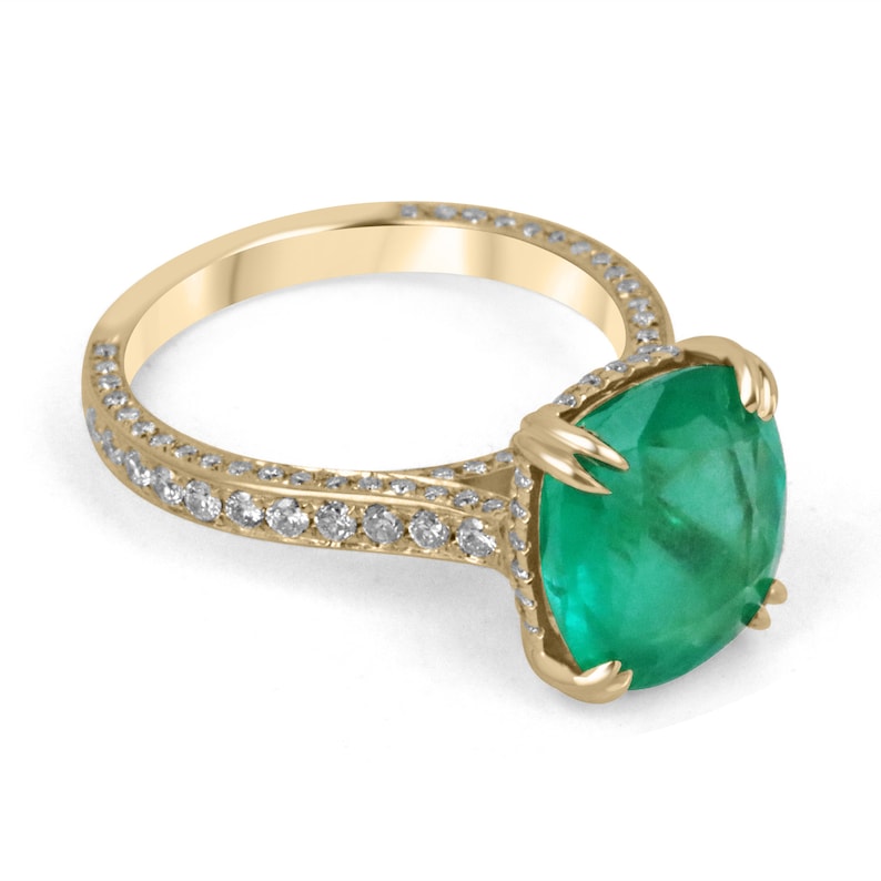 Diamond Statement Engagement Ring 18K
