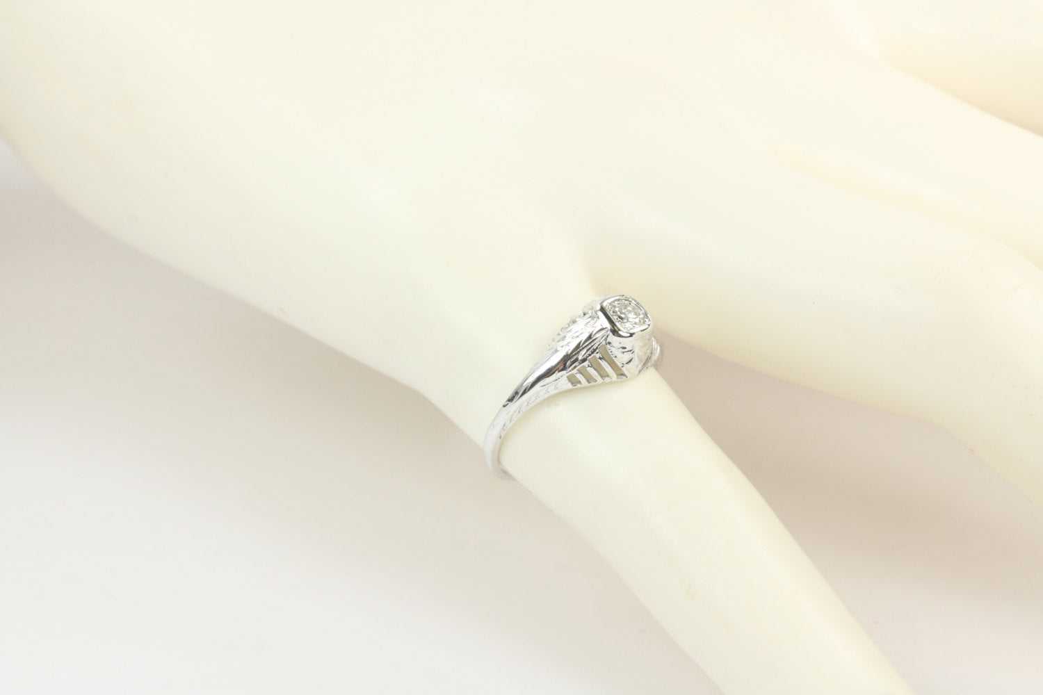 Diamond Solitaire Engagement Ring