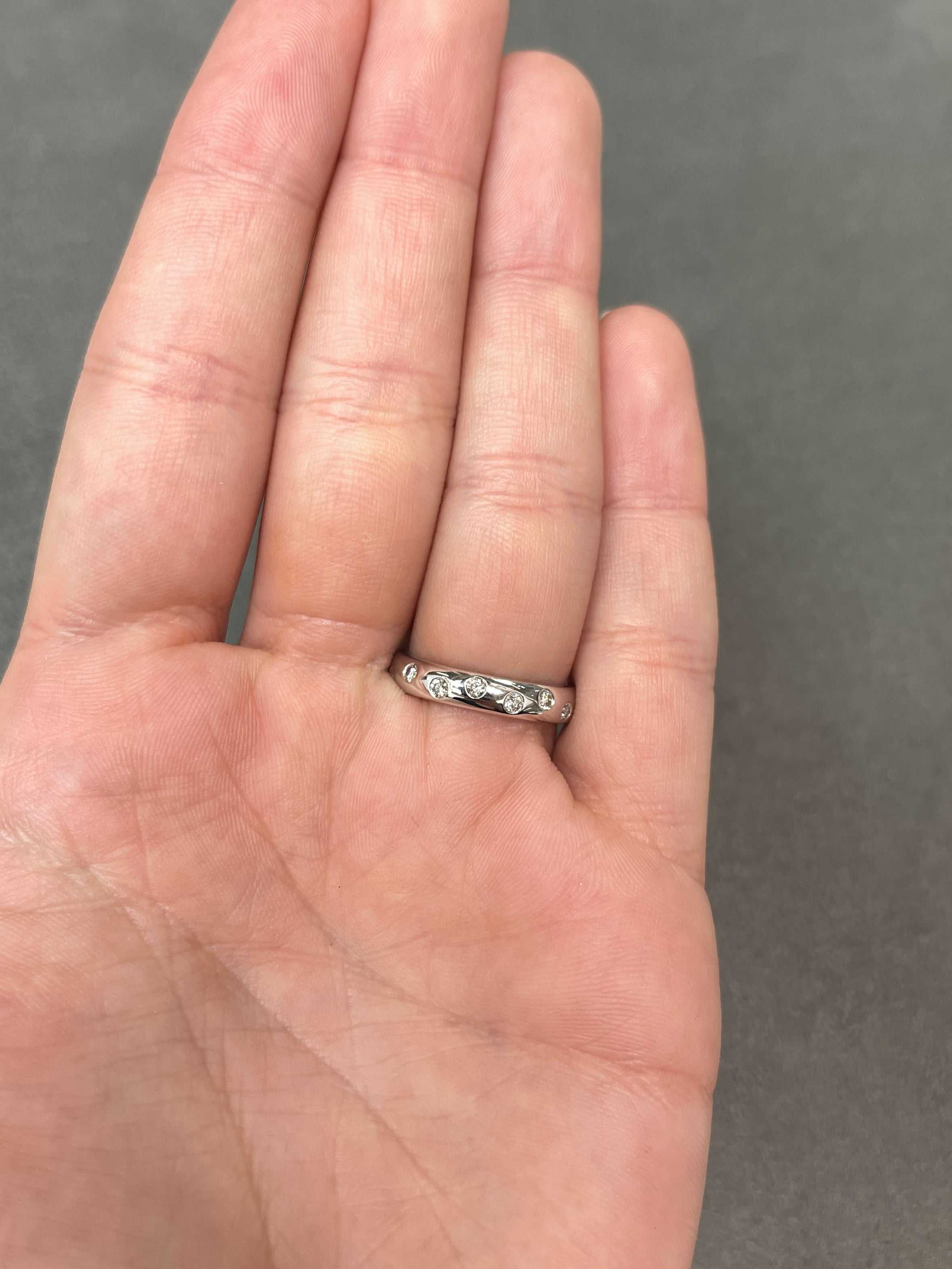 1.15tcw Eternity Band Ring Round Colombian Emerald & Diamond Wedding Ring 14K