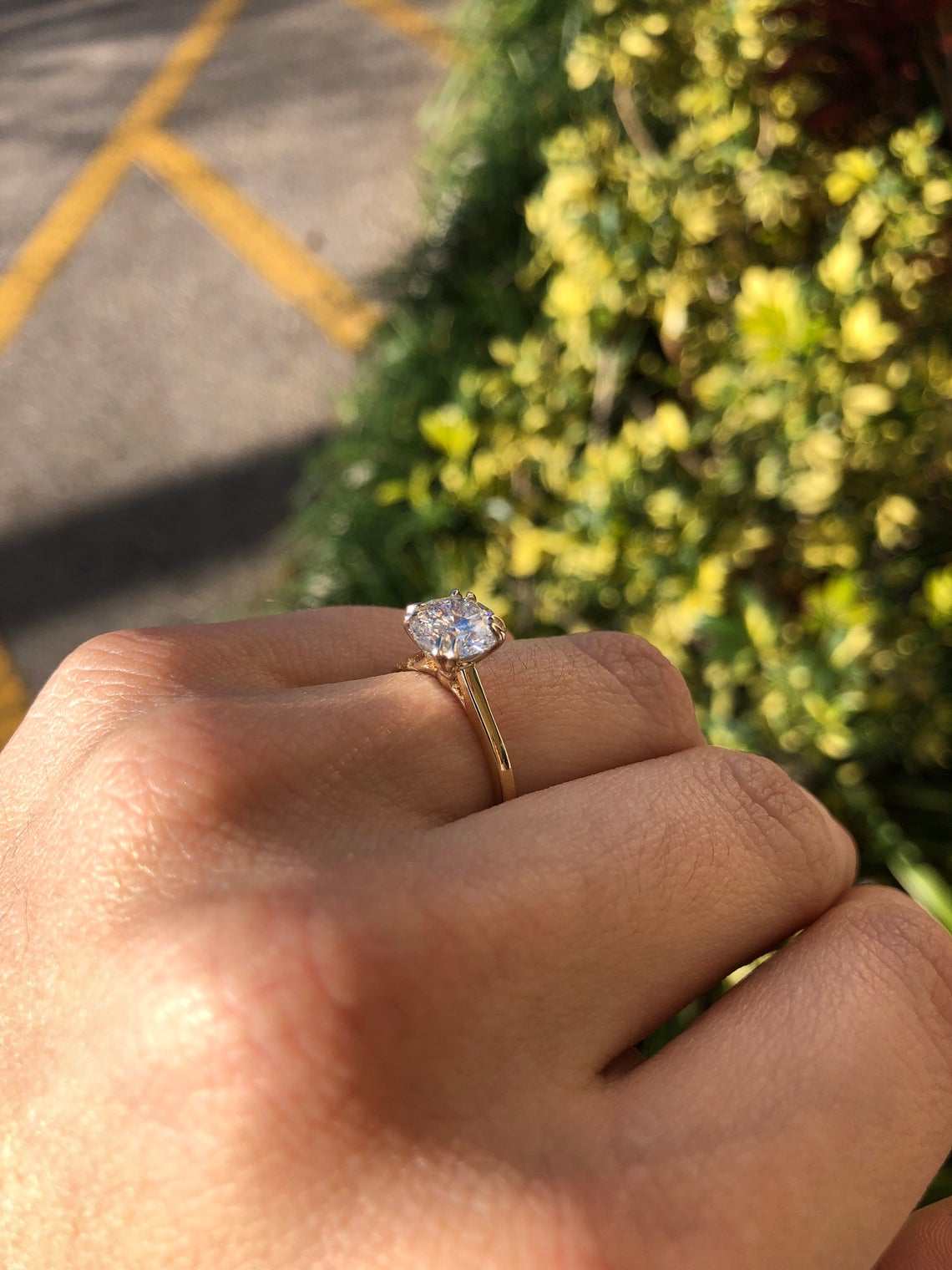 1.60 Carat GIA Brilliant Round H Color Diamond Solitaire Ring 18K - JR Colombian Emeralds