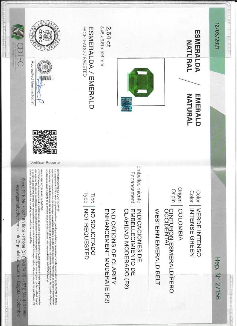 3.19tcw Natural Dark Rare Green Colombian Emerald & Diamond Halo Penda