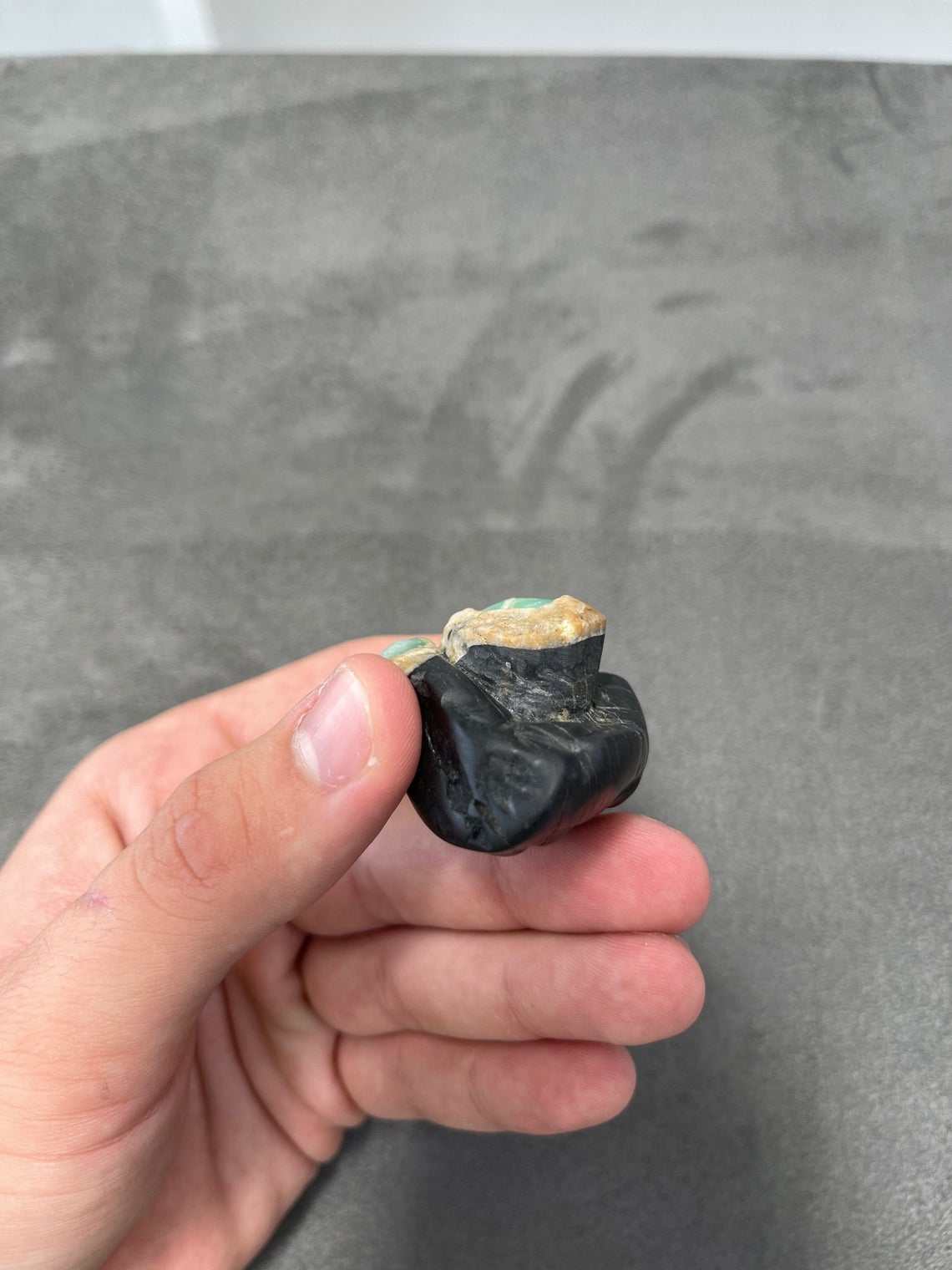 Colombian Emerald Hand Rough Crystal Sculpture