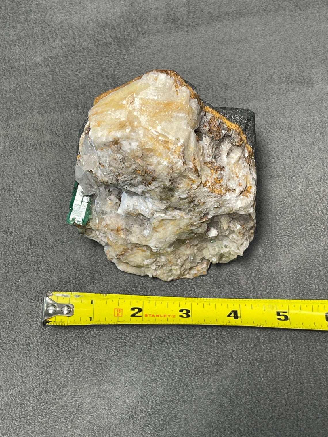 Colombian Emerald Rough Crystal Sculpture