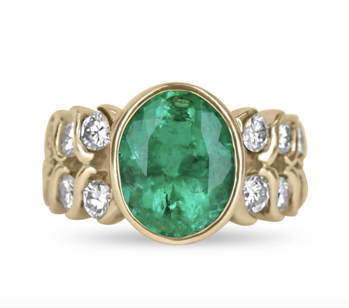 Colombian emerald Women and Lady Rings Collection