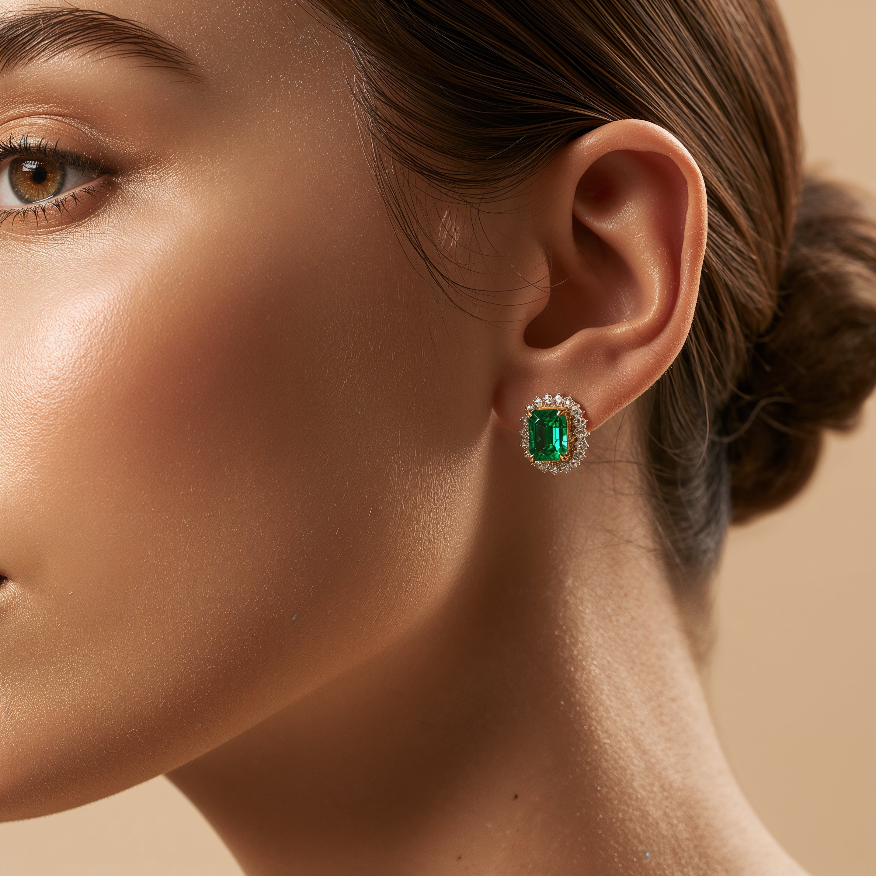 All kinds of emerald earrings styles and designs
