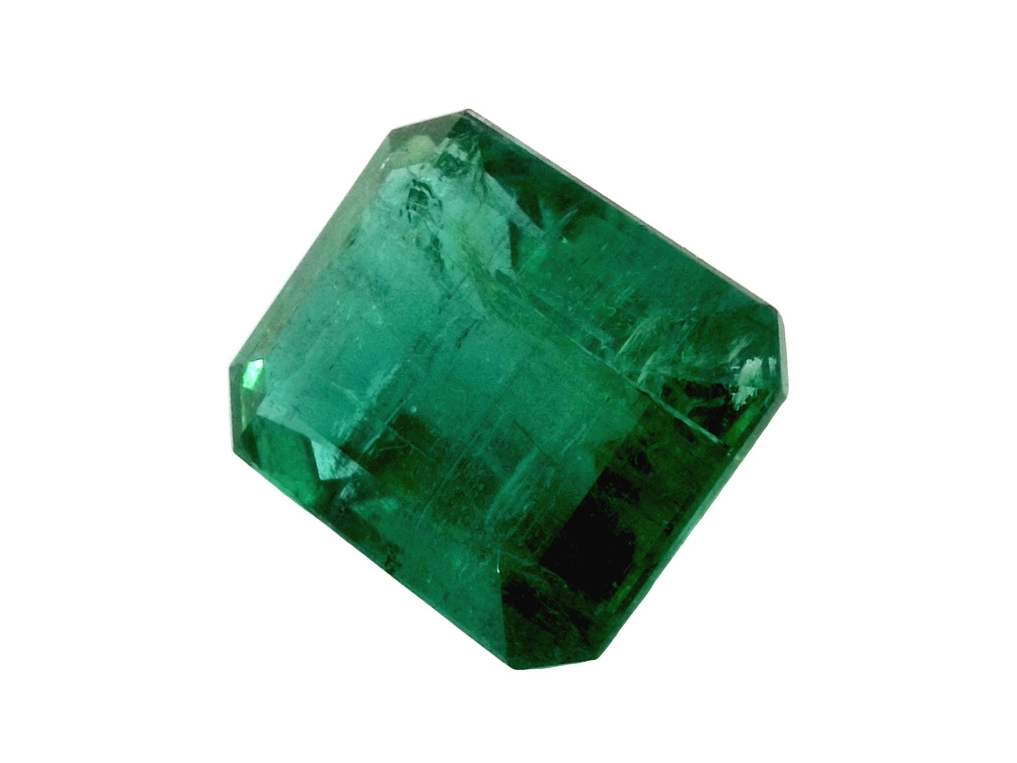 13.78 Carat 16x13 Fine Natural Loose Zambian Emerald- Emerald Cut - JR Colombian Emeralds