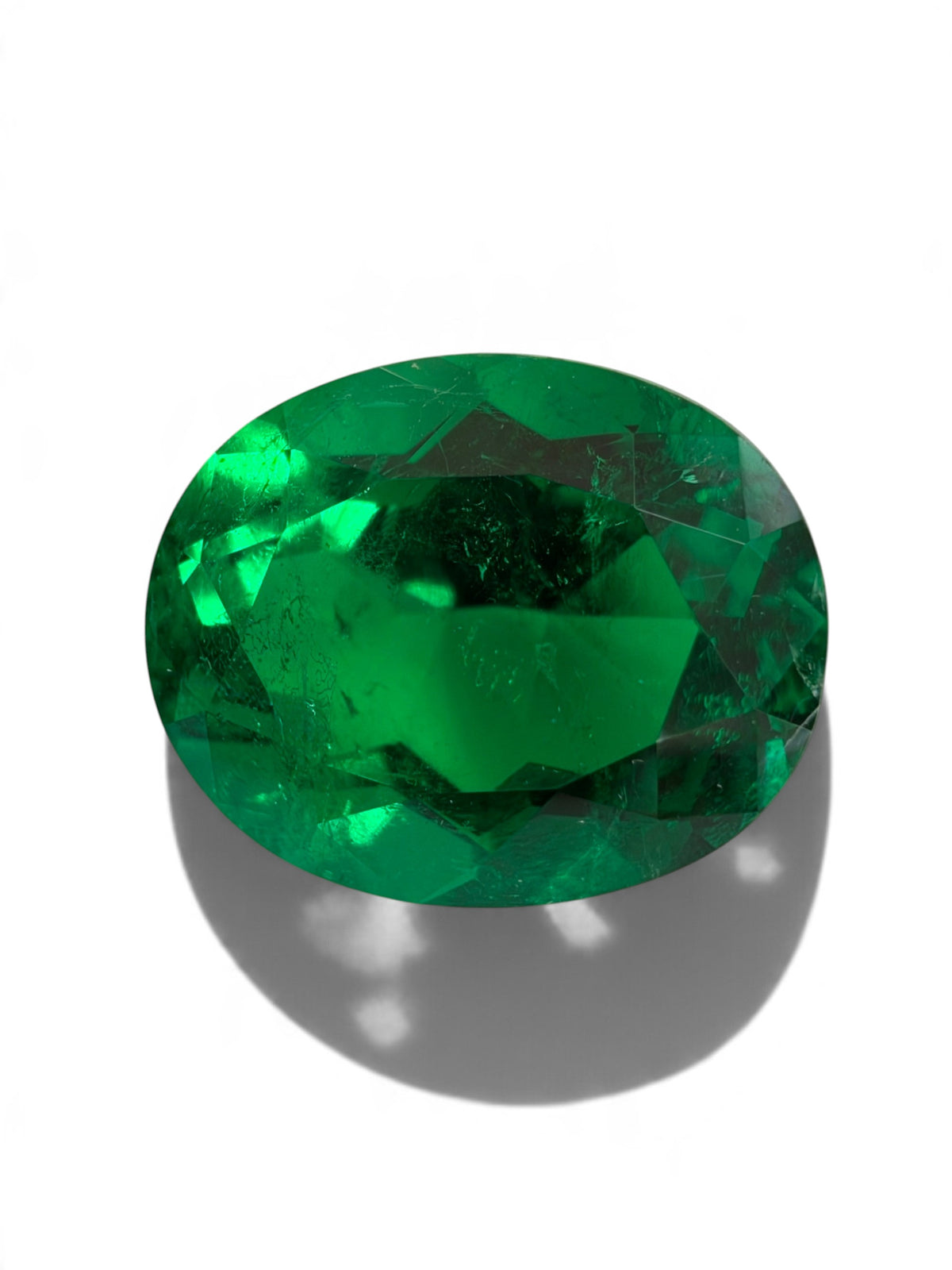 2.50 Carat 10x8 Investment Grade Natural Loose Colombian Emerald-Oval Cut
