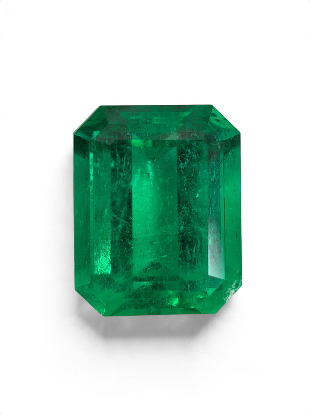 3.88 Carat 10.5x8 Classic Muzo Colombian Emerald-Emerald Cut