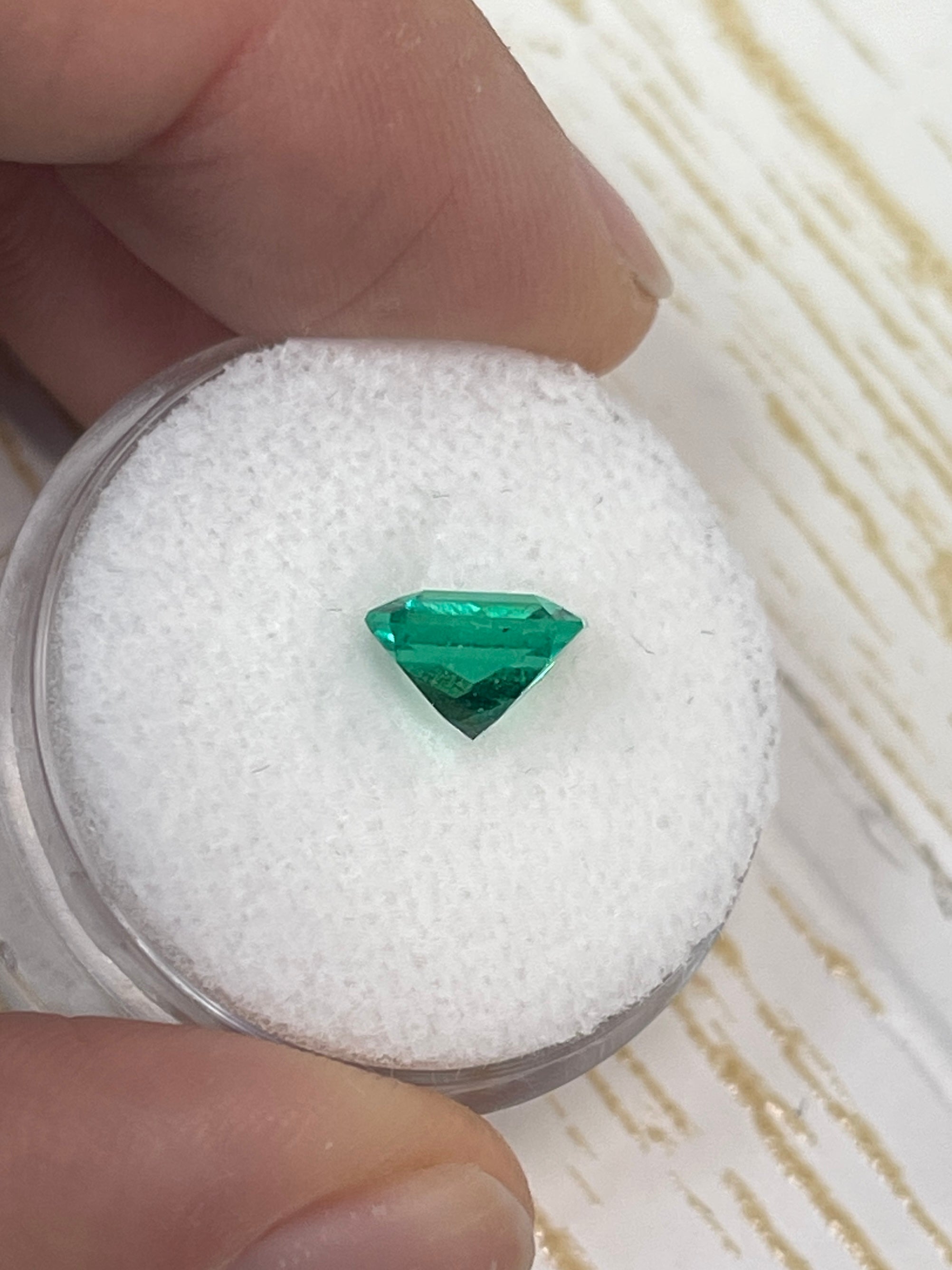 1.66 Carat RARE Certified Butterly Effect/Drop of Oil Muzo Green Natural Loose Colombian Emerald - JR Colombian Emeralds