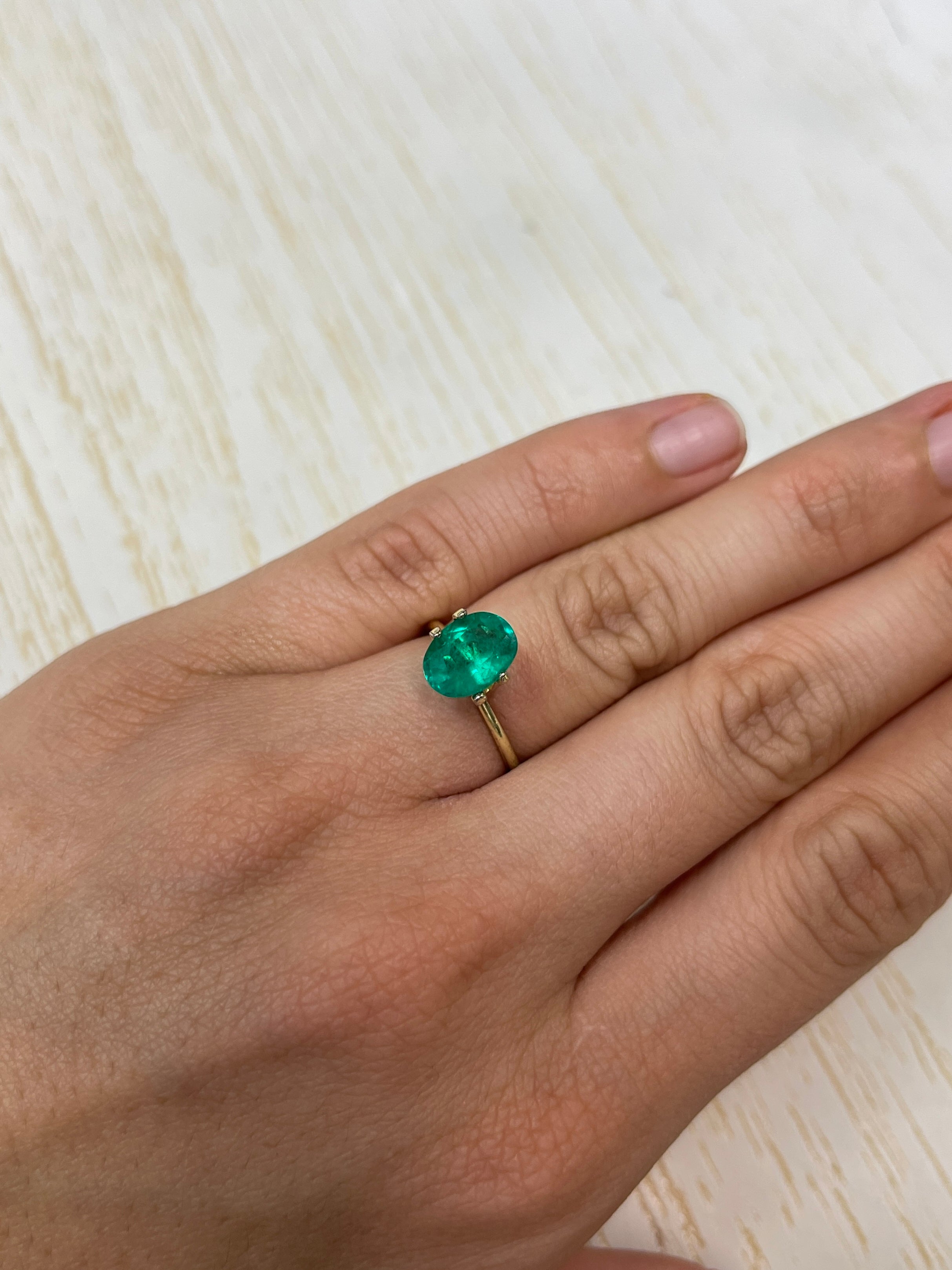 Colombian Emerald - Oval Cut, 2.24 Carats