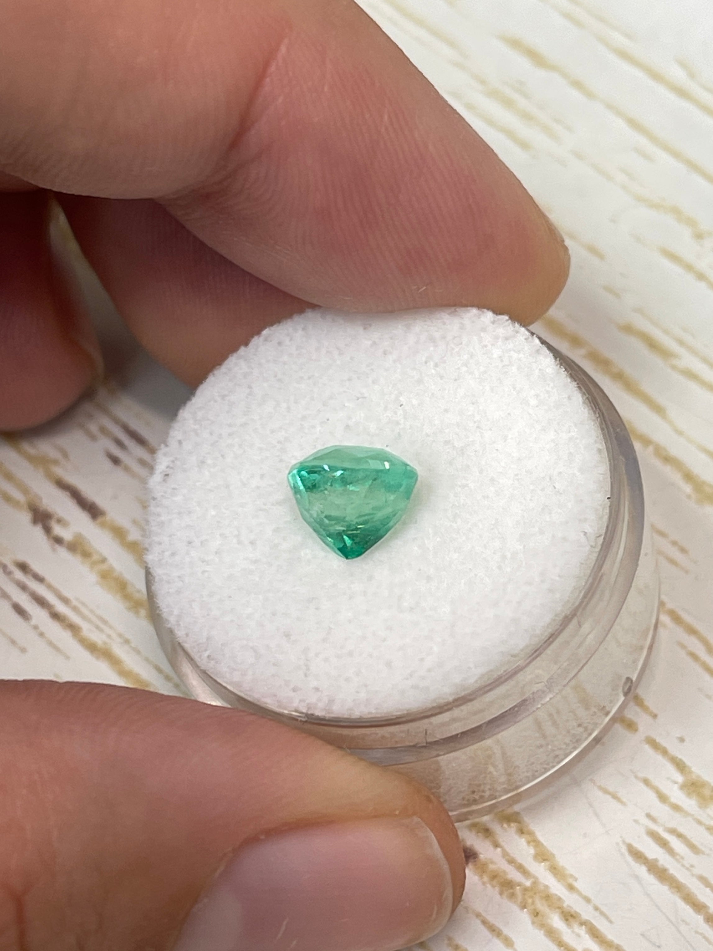 Loose Colombian Emerald - Cushion-Shaped - 2.11 Carats - Medium Green Hue