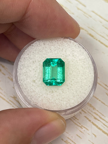 Emerald Cut Colombian Emerald - 2.52 Carats, 9.4x7.6 Dimension