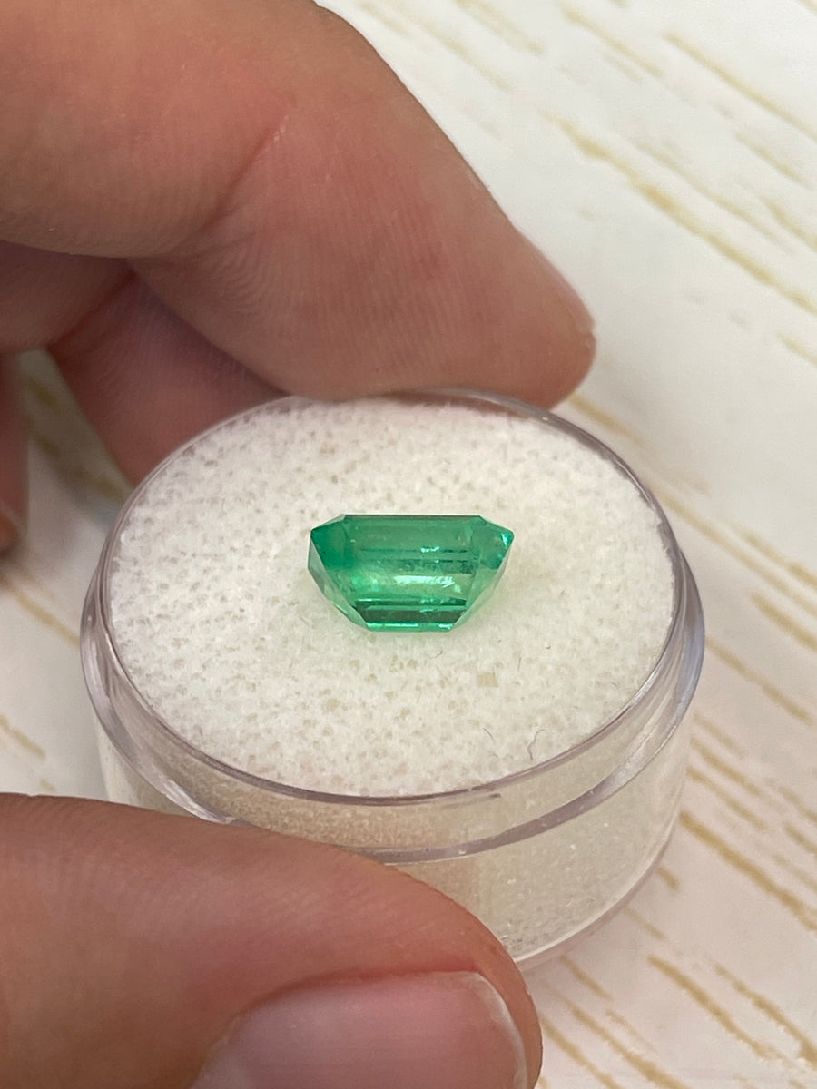 2.52 Carat Radiant Colombian Emerald - Emerald Cut, 9.4x7.6