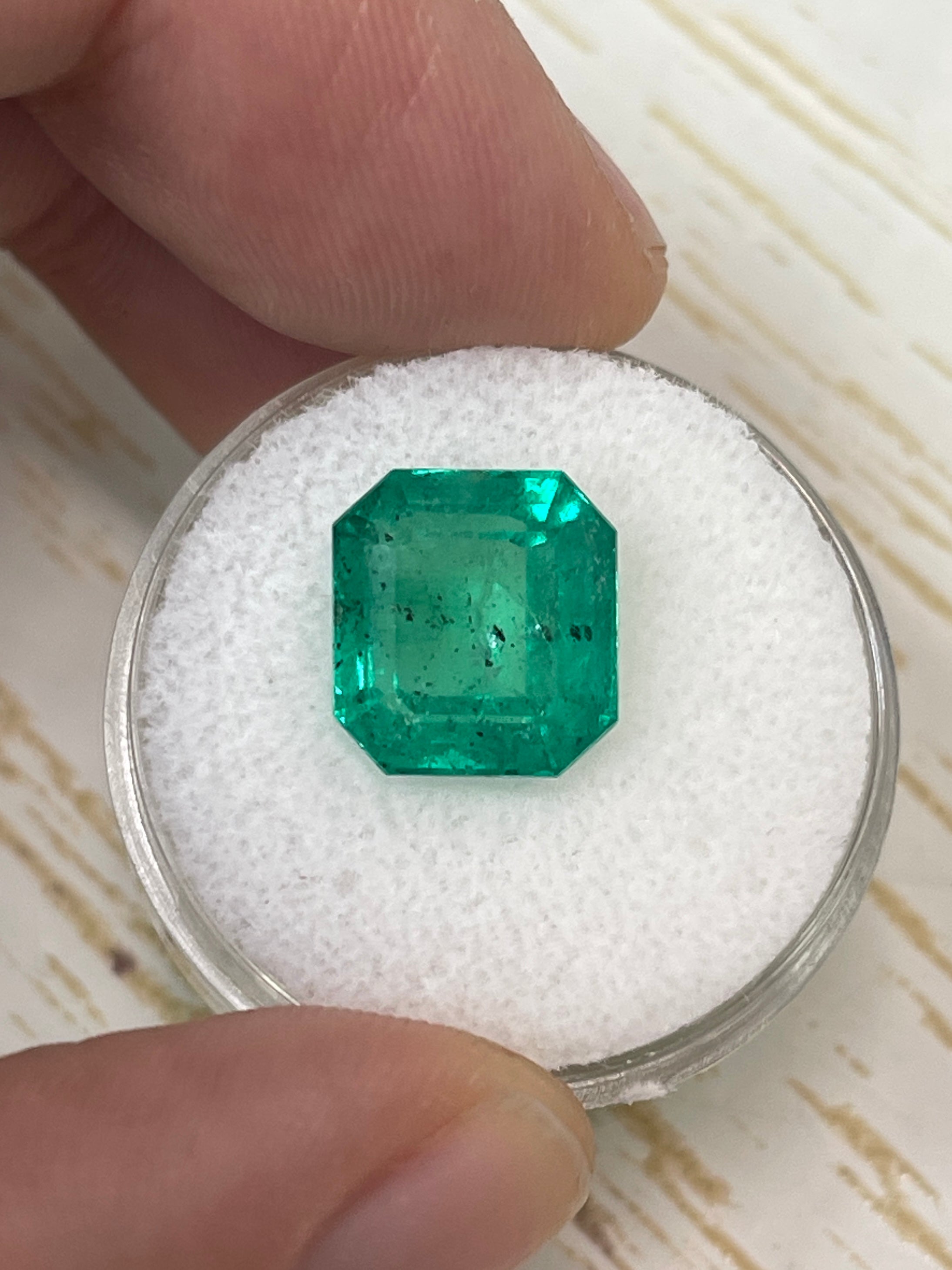 Exquisite 5.72 Carat Colombian Emerald - Asscher Cut