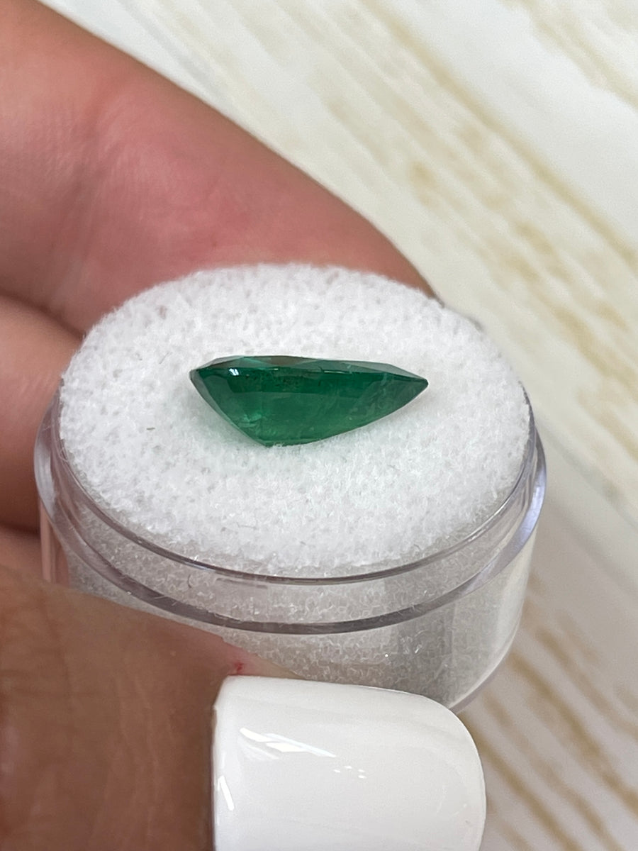Stunning 14x10mm Deep Green Loose Zambian Emerald
