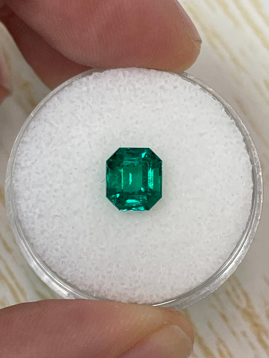 Investment-Grade 1.56 Carat Loose Colombian Emerald - Stunning Muzo Green