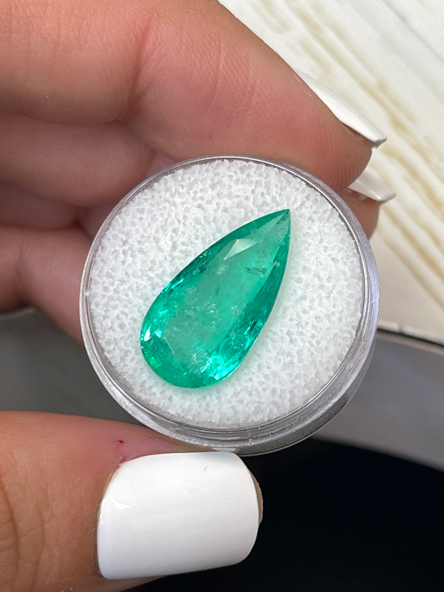 Gigantic 21x11 Loose Colombian Emerald - Natural Green Brilliance
