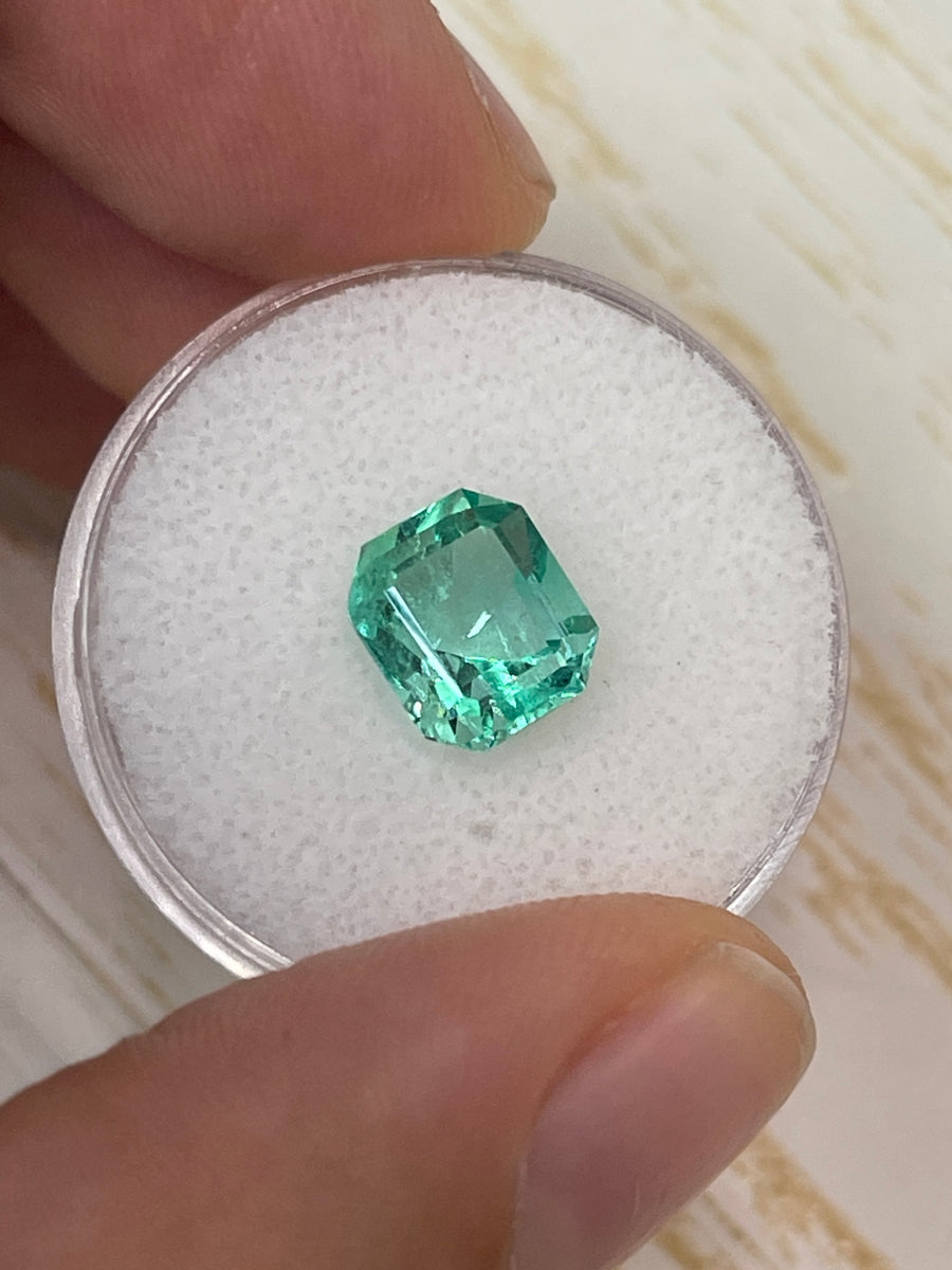 Emerald Cut Loose Colombian Emerald - 2.43 Carat - Astrological Green Hue