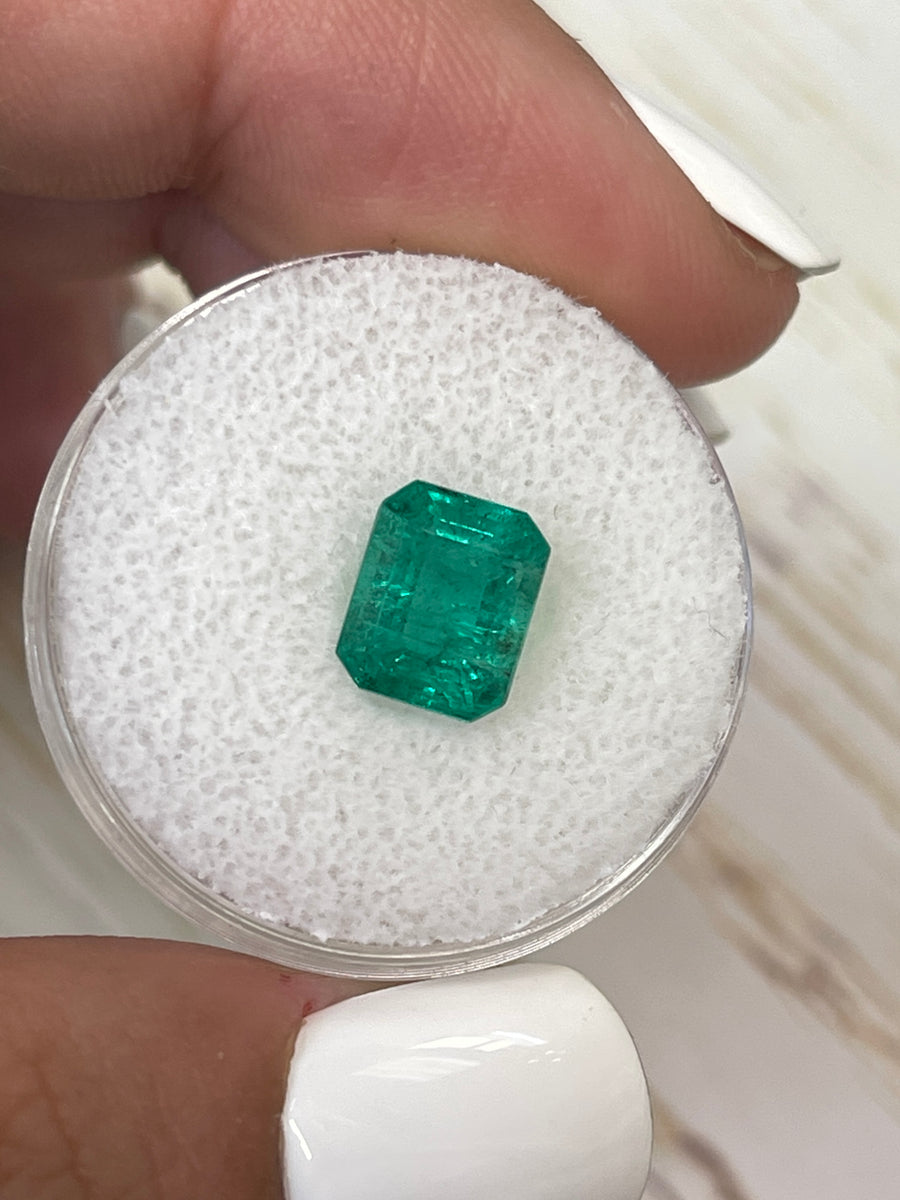 8.5x7 Medium Green Zambian Emerald - 2.26 Carat Loose Stone