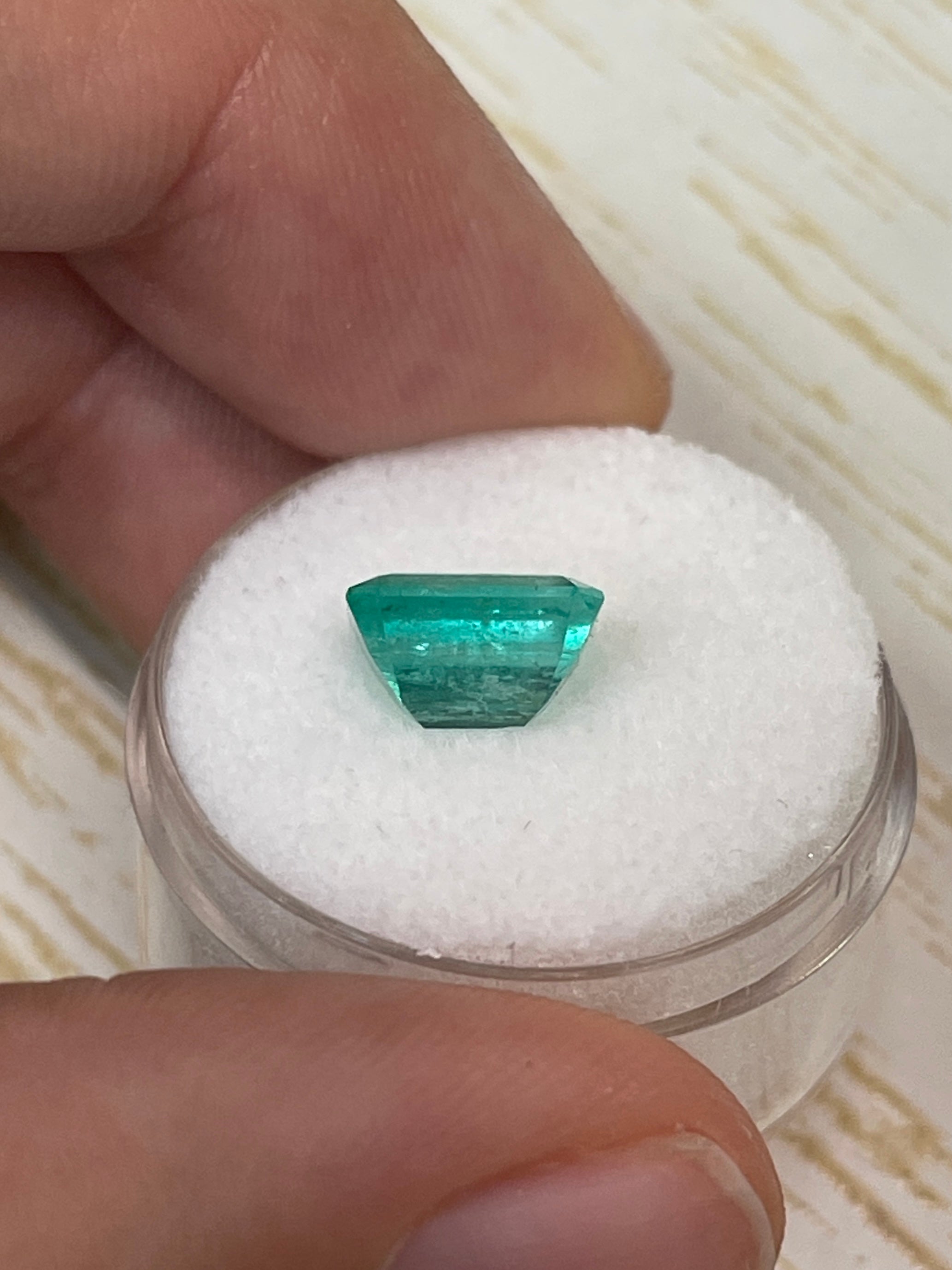 Chunky Loose Colombian Emerald - 2.84 Carat, Emerald Cut