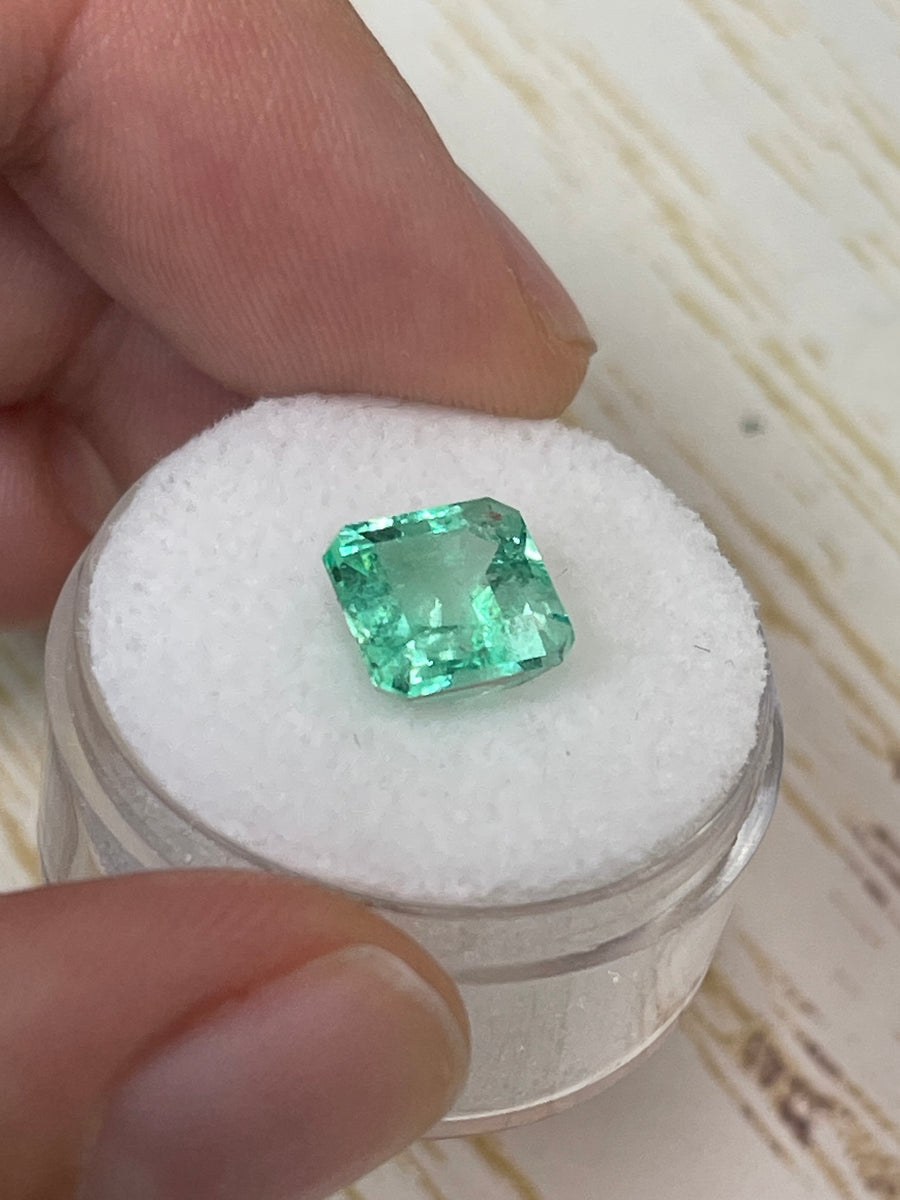 3.37 Carat VS Quality Jyotish Natural Colombian Emerald - Asscher Cut