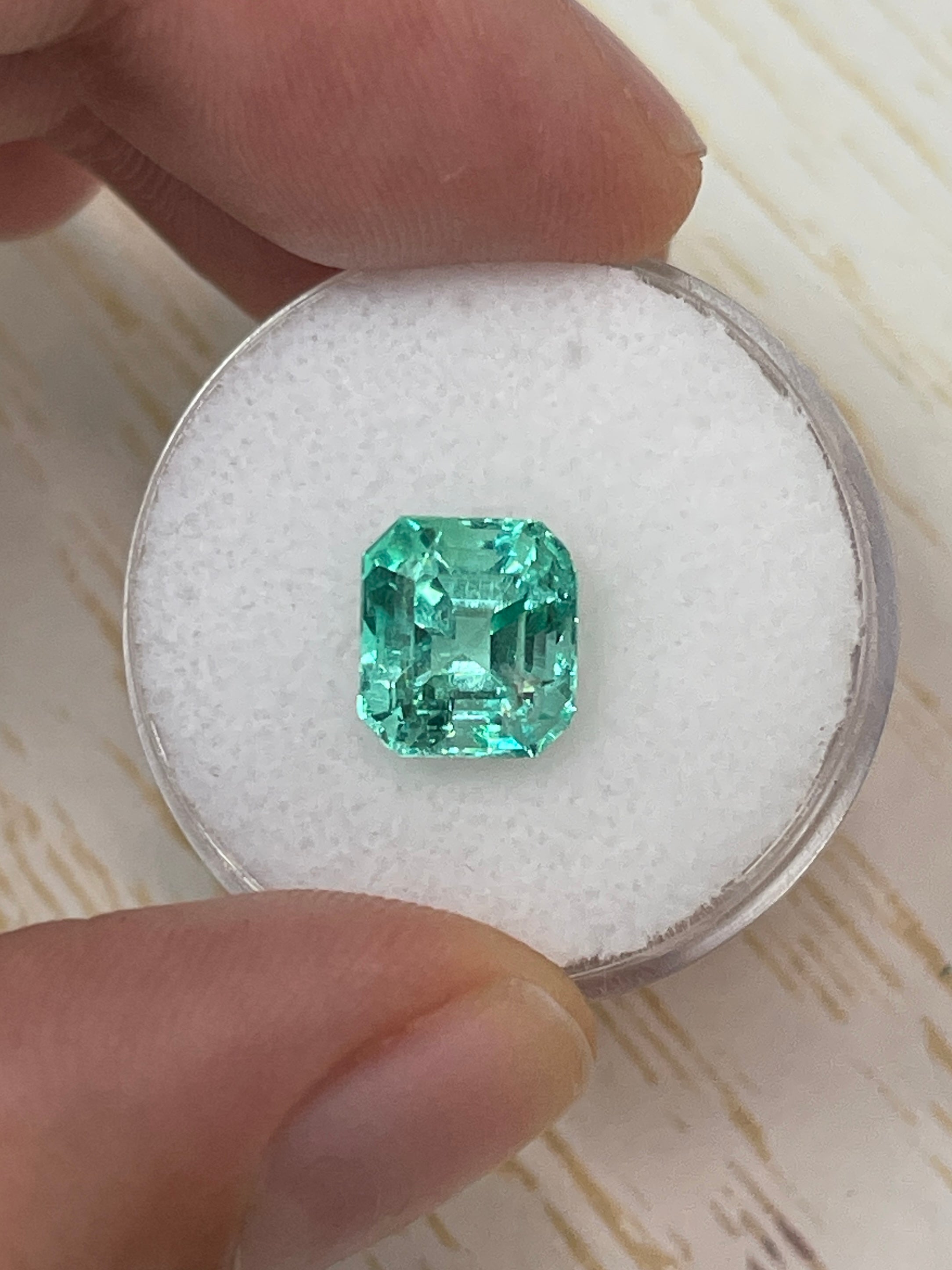 Emerald Cut Colombian Emerald - 3.41 Carat Astrological Green Gemstone