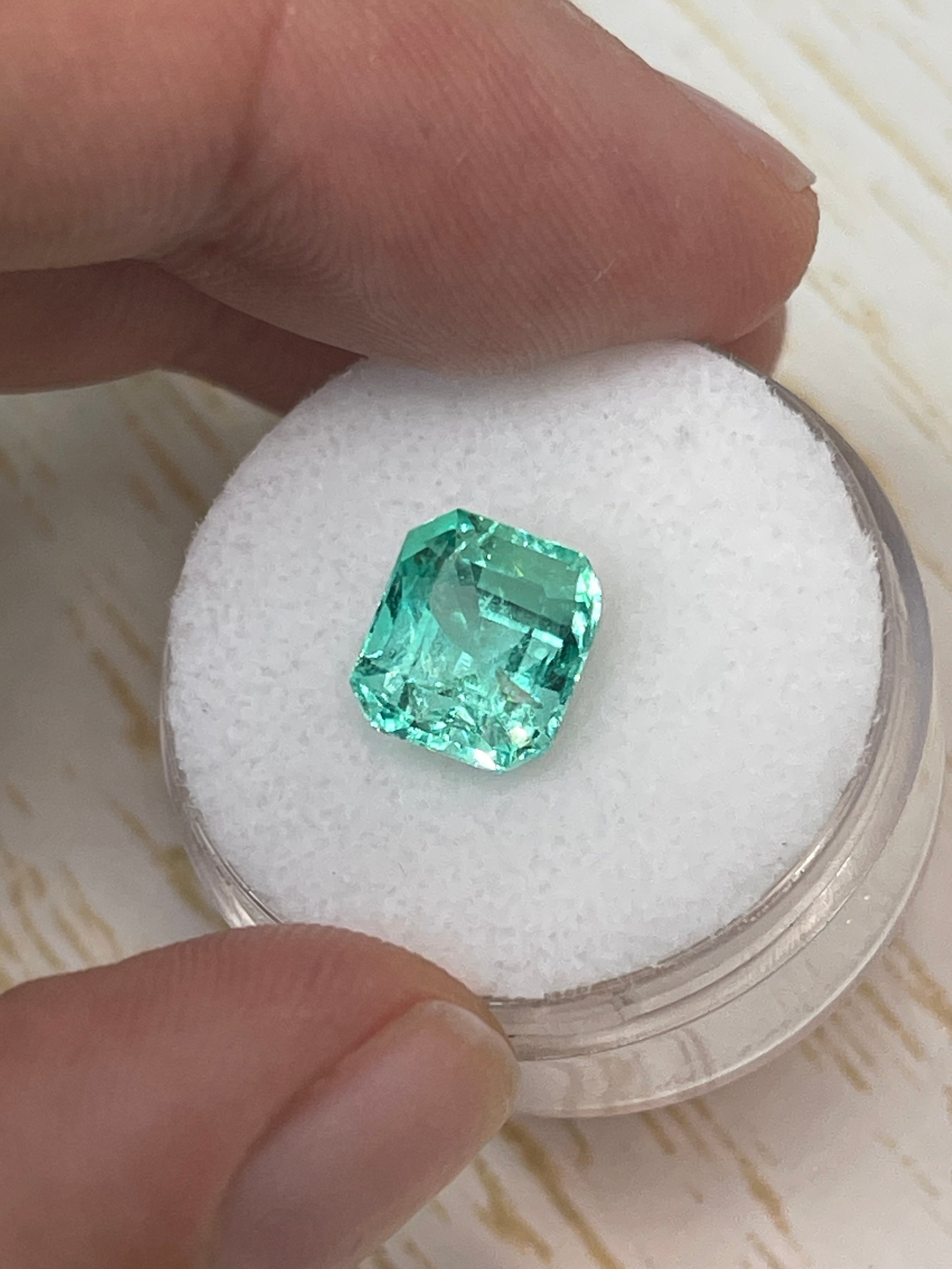 9x8mm Colombian Emerald - Stunning 3.41 Carat Astrological Green Gem