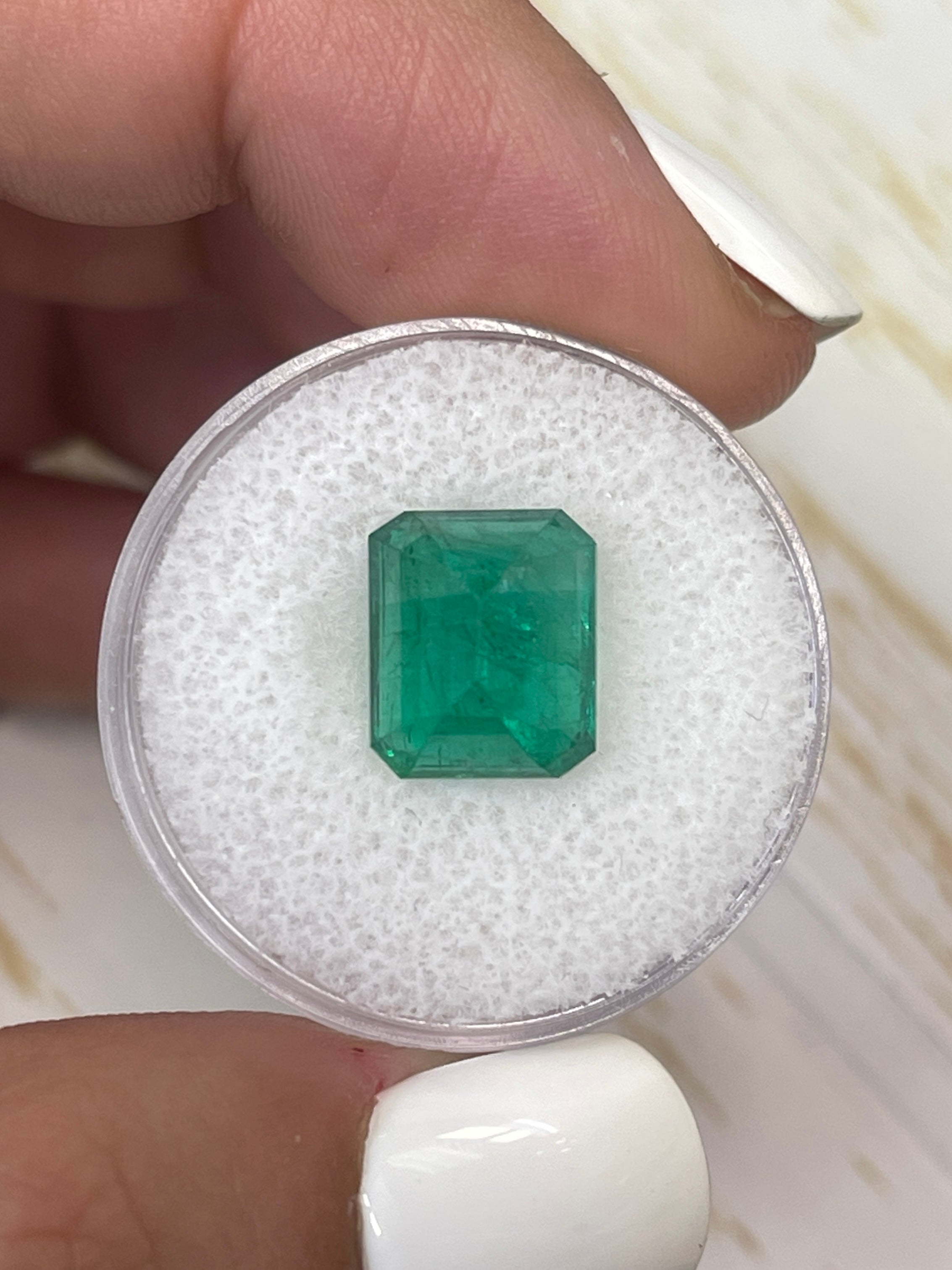 11x9mm Emerald Cut Natural Zambian Emerald - 5.32 Carats